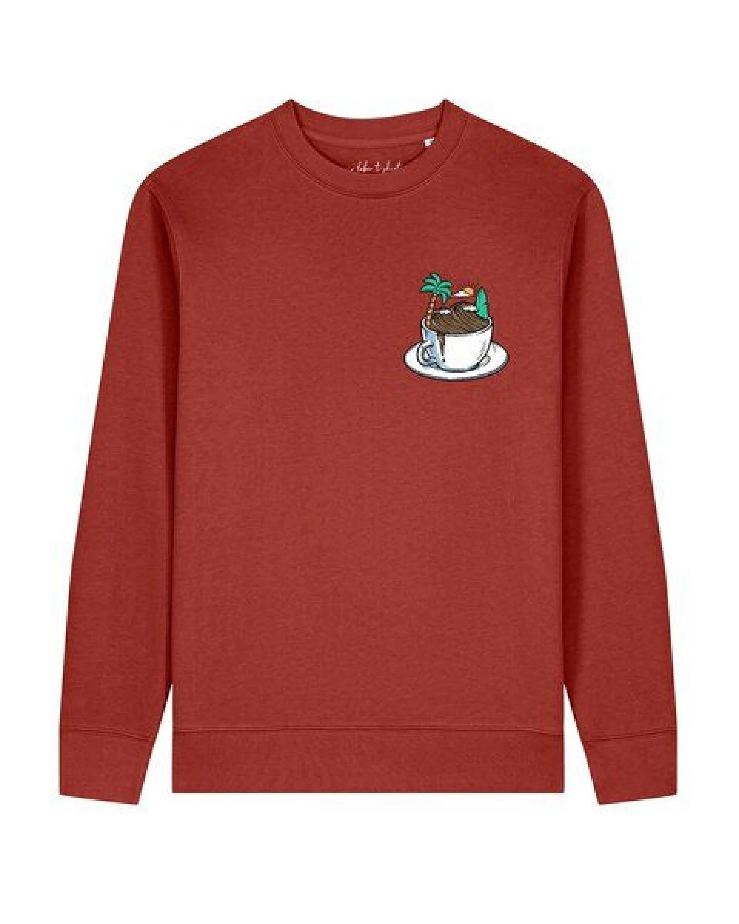 watapparel Sweatshirt Unisex Coffee waves – Ansicht 2