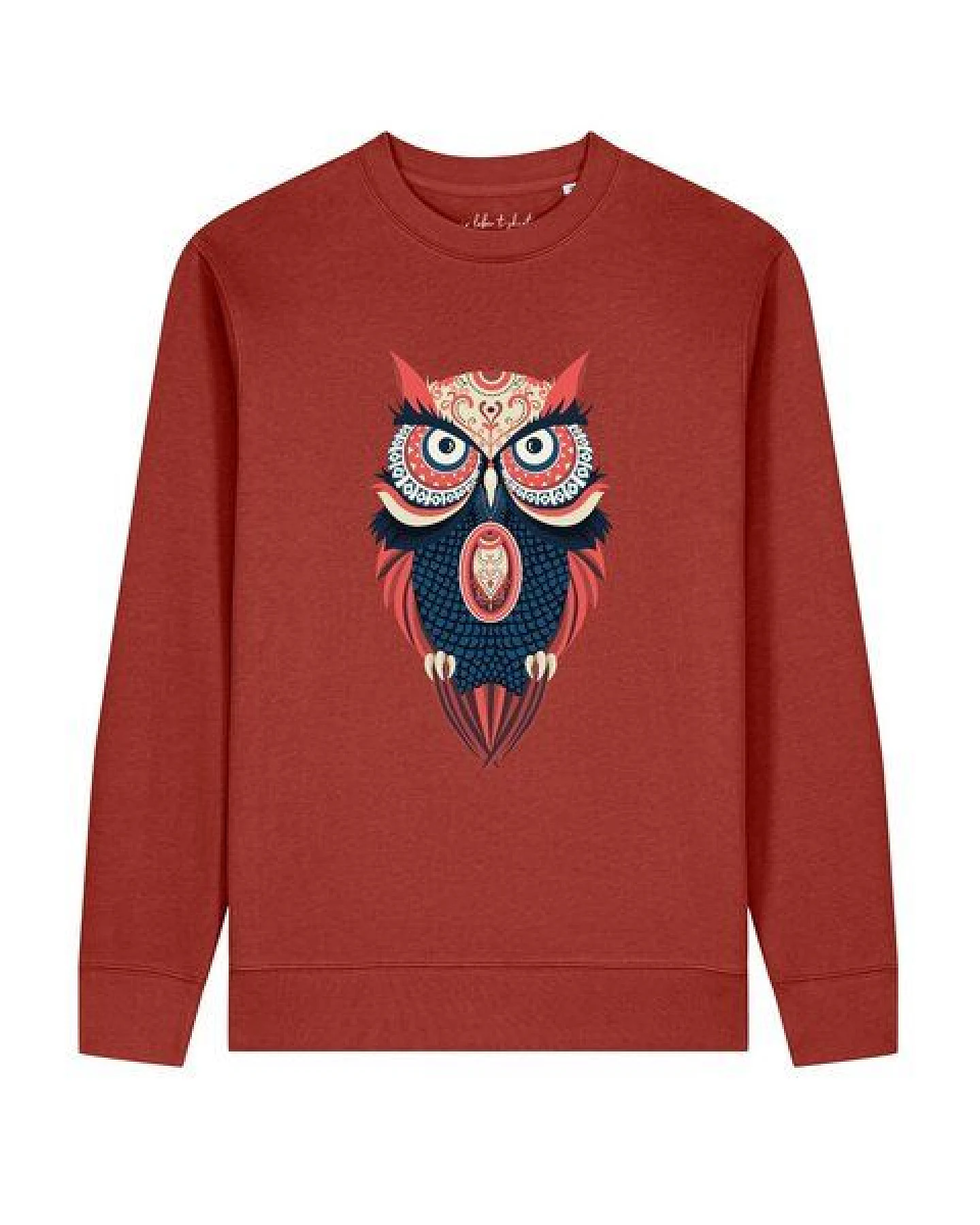 watapparel Sweatshirt Unisex Colorful Owl – Ansicht 2