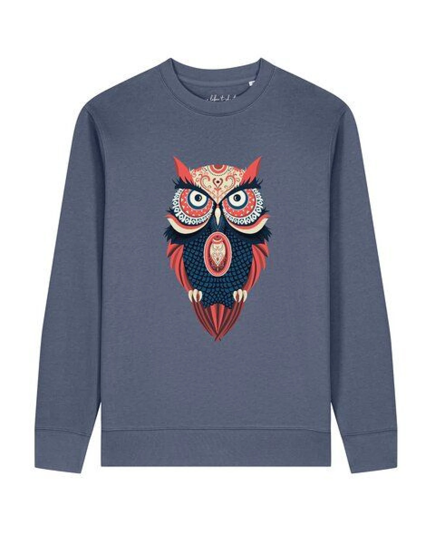 watapparel Sweatshirt Unisex Colorful Owl – Ansicht 2