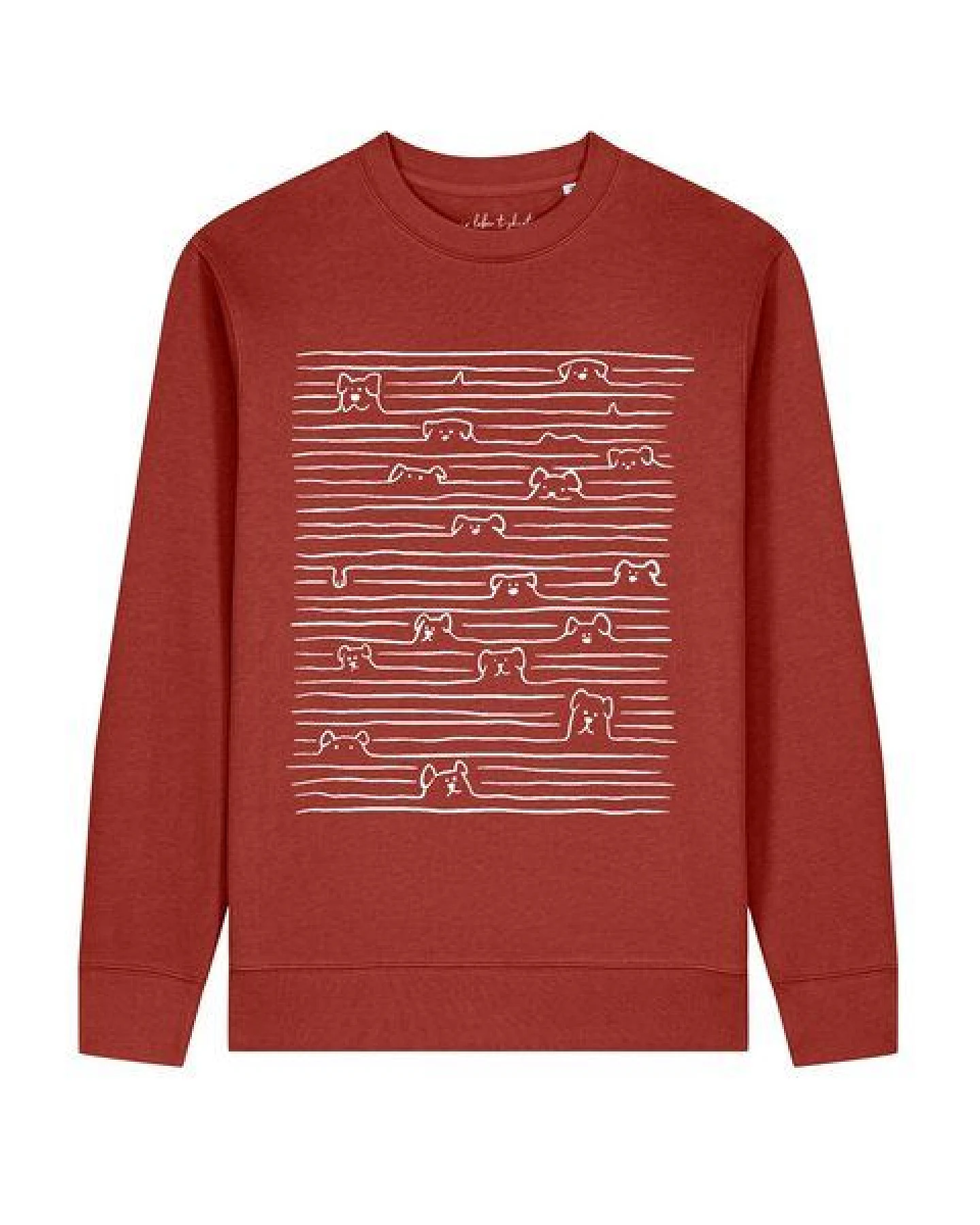 watapparel Sweatshirt Unisex Doodle Dogs – Ansicht 2