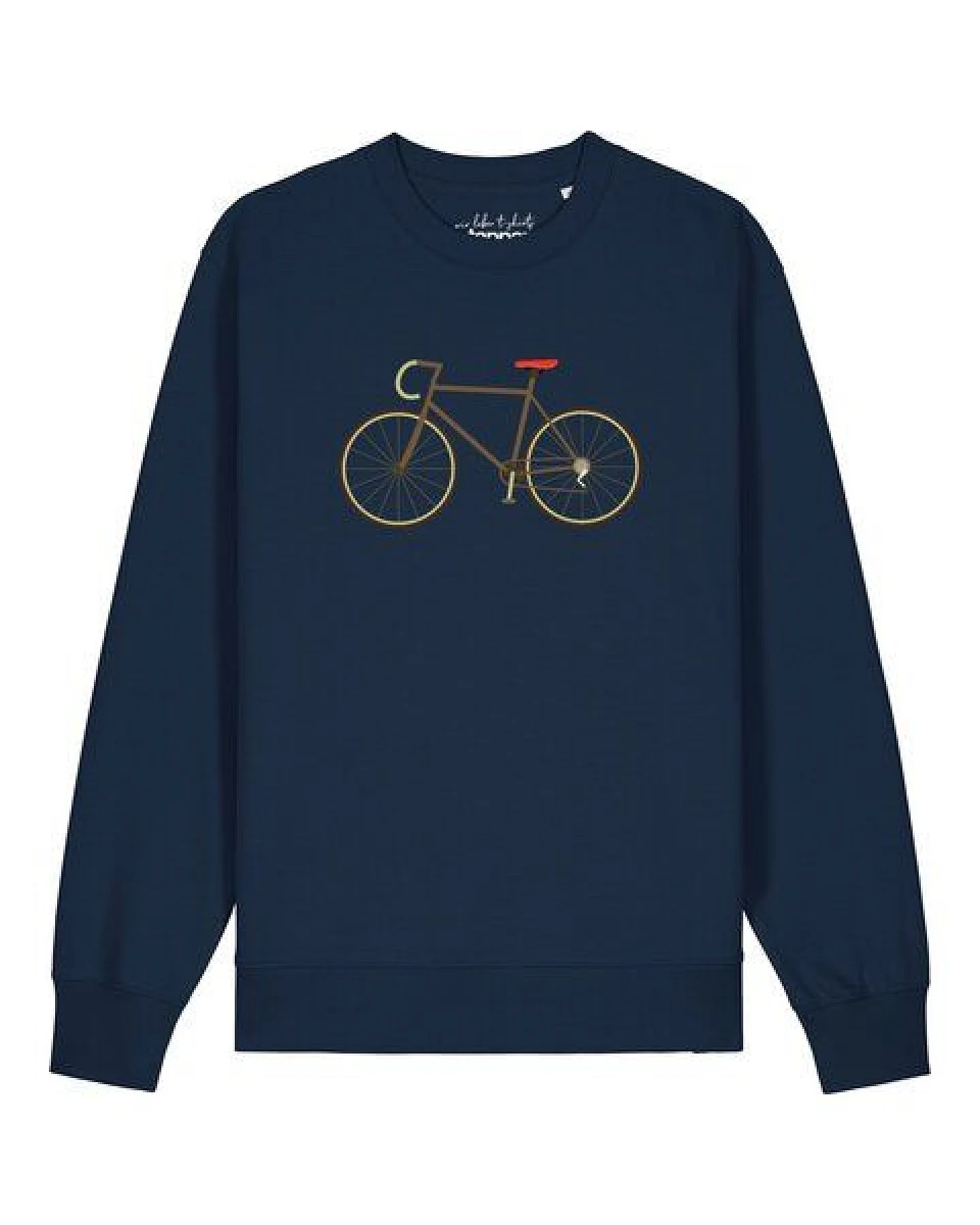 watapparel Sweatshirt Unisex Fahrrad – Ansicht 2