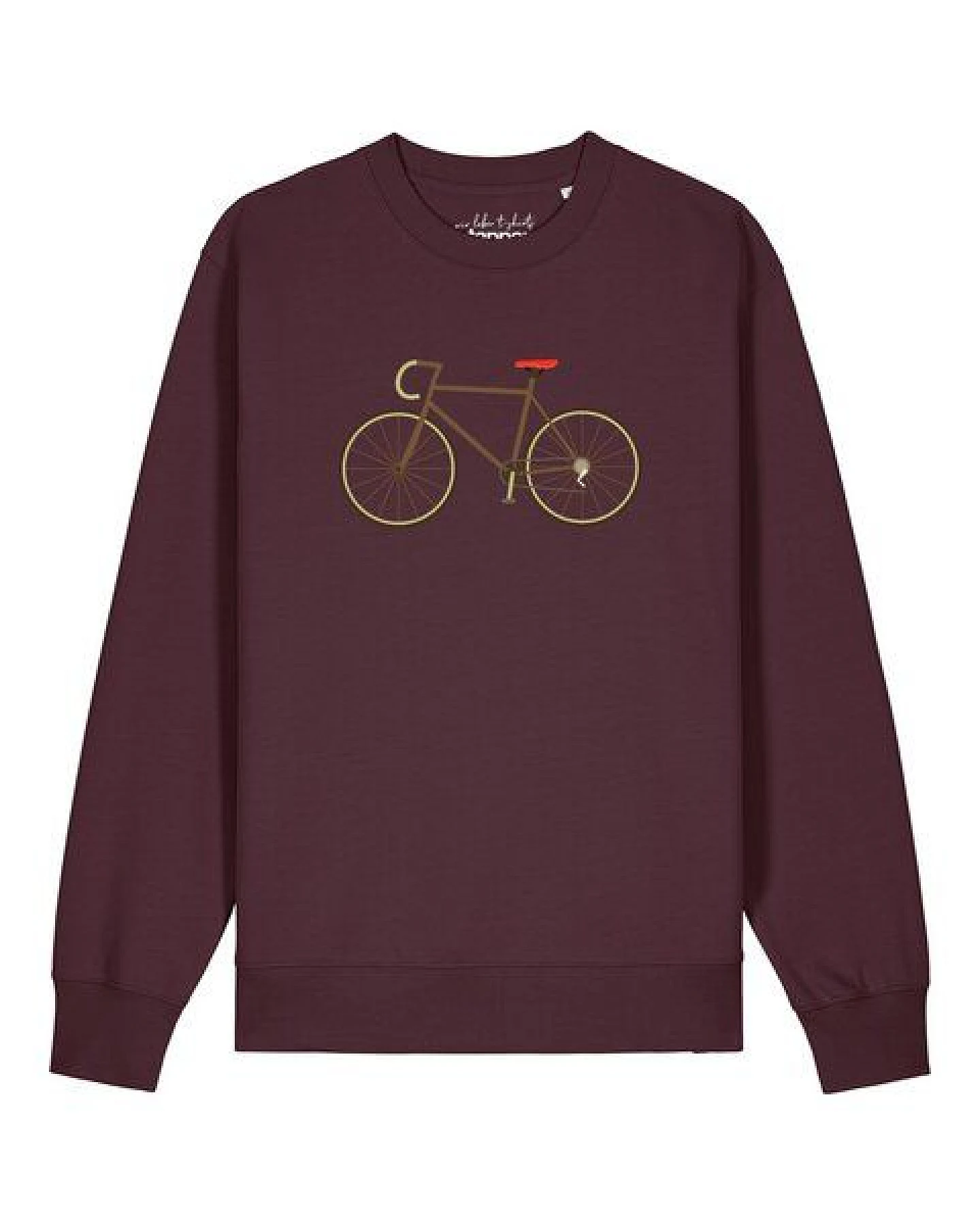 watapparel Sweatshirt Unisex Fahrrad – Ansicht 2