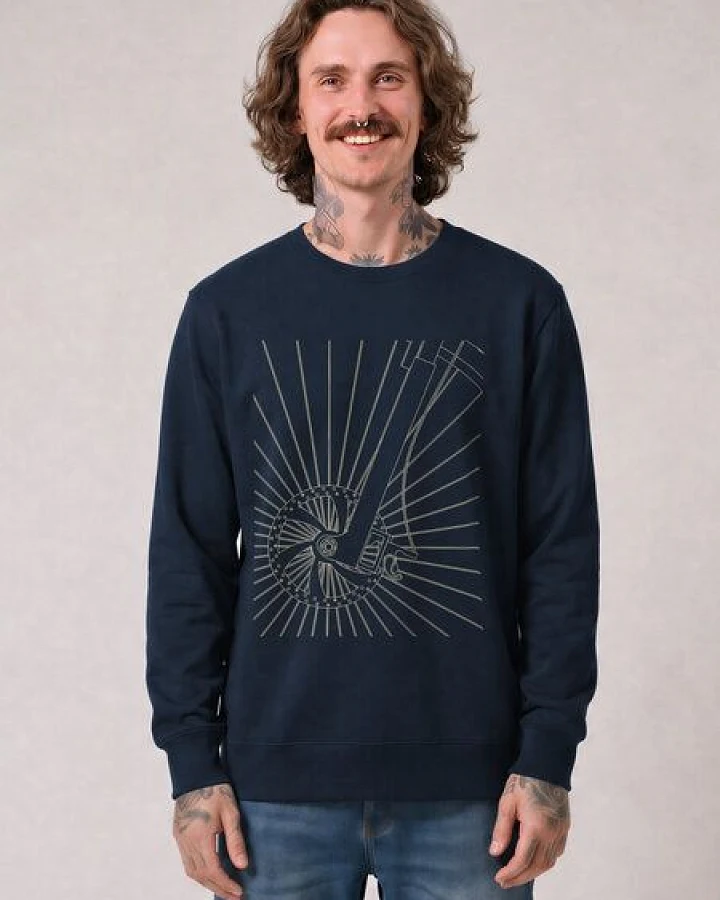 watapparel Sweatshirt Unisex Fahrradspeichen