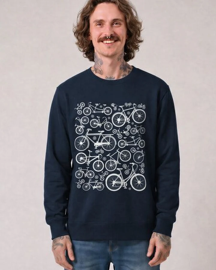 watapparel Sweatshirt Unisex Fahrräder