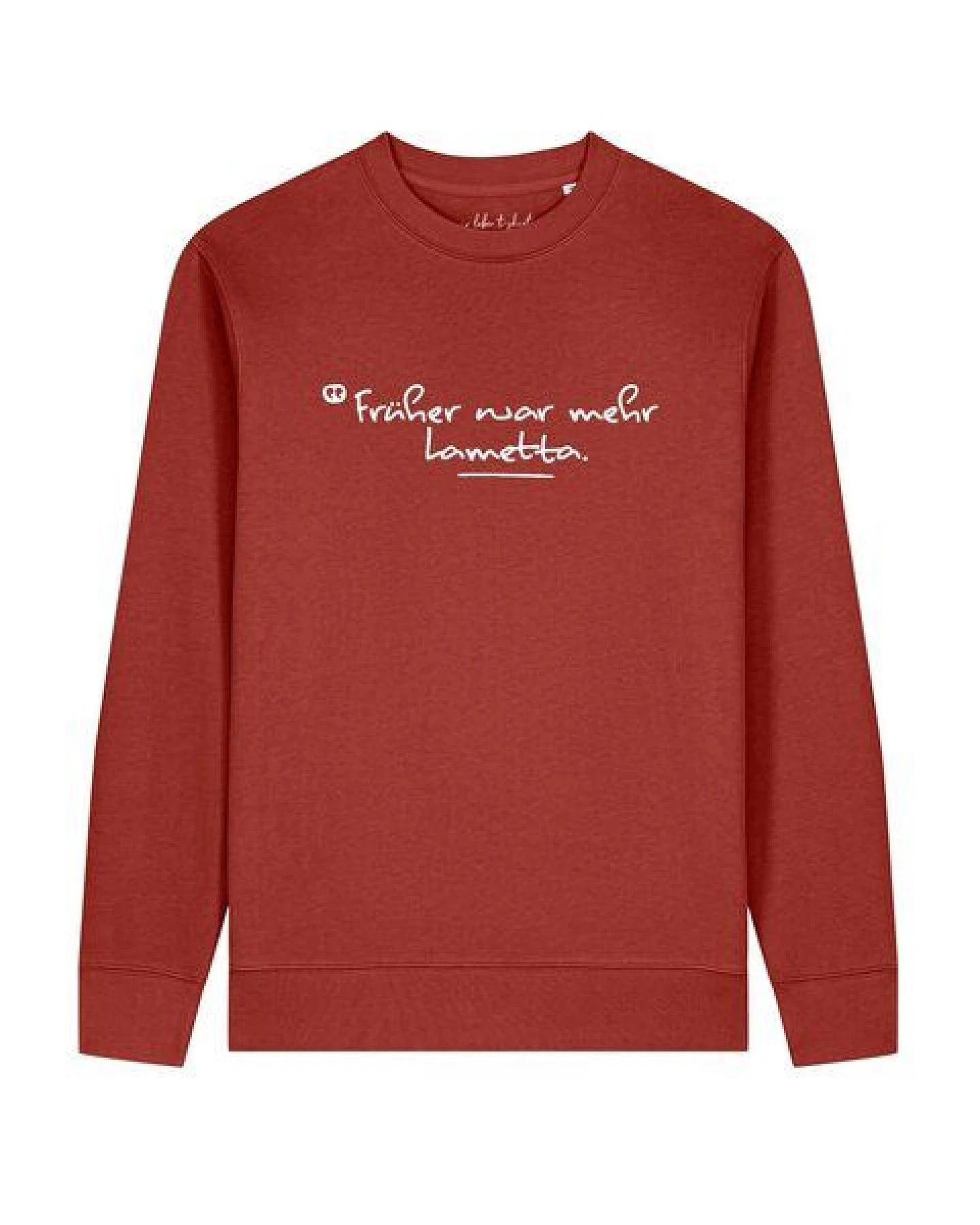 watapparel Sweatshirt Unisex Früher war mehr Lametta – Ansicht 2