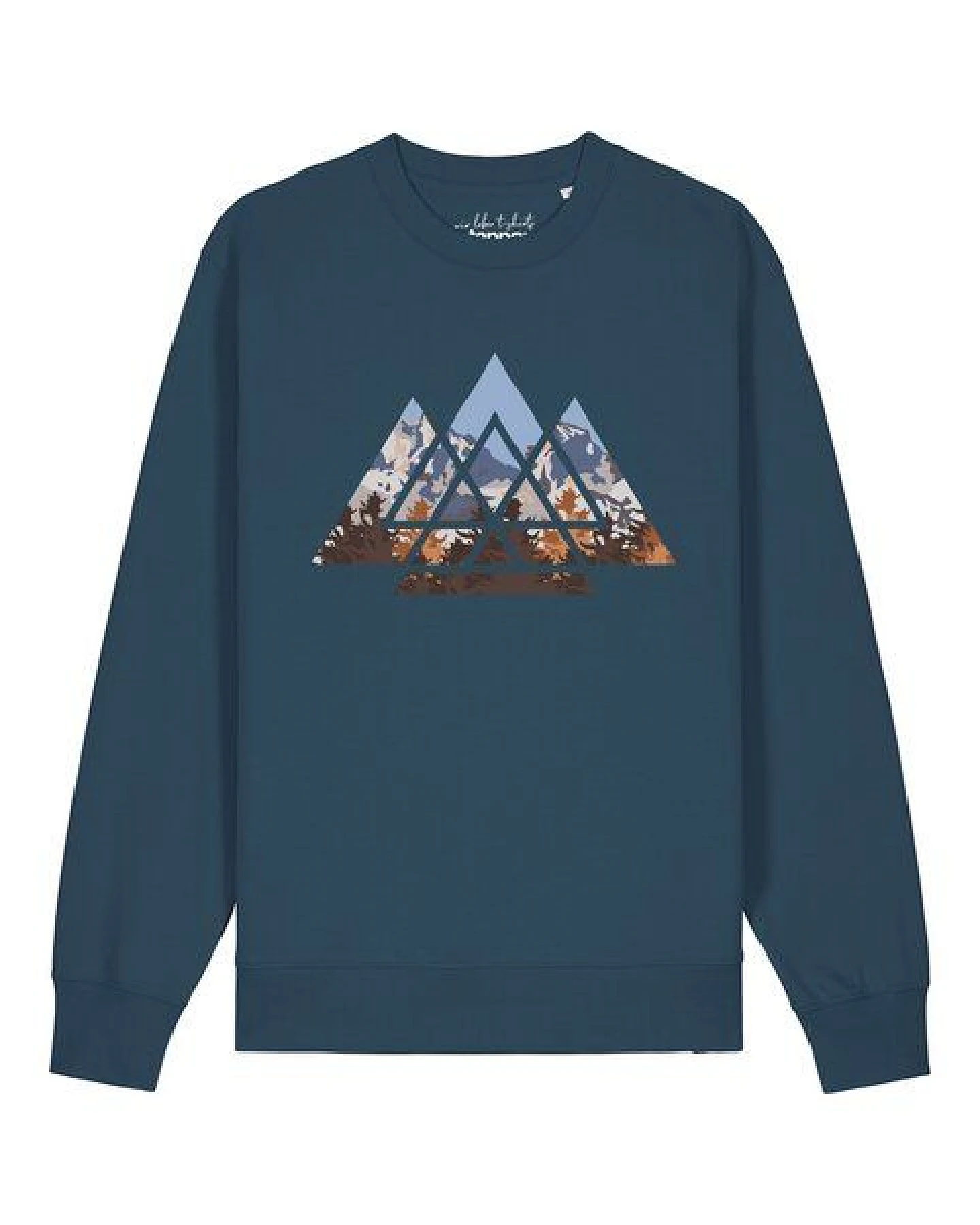 watapparel Sweatshirt Unisex Geometric Landscape – Ansicht 2