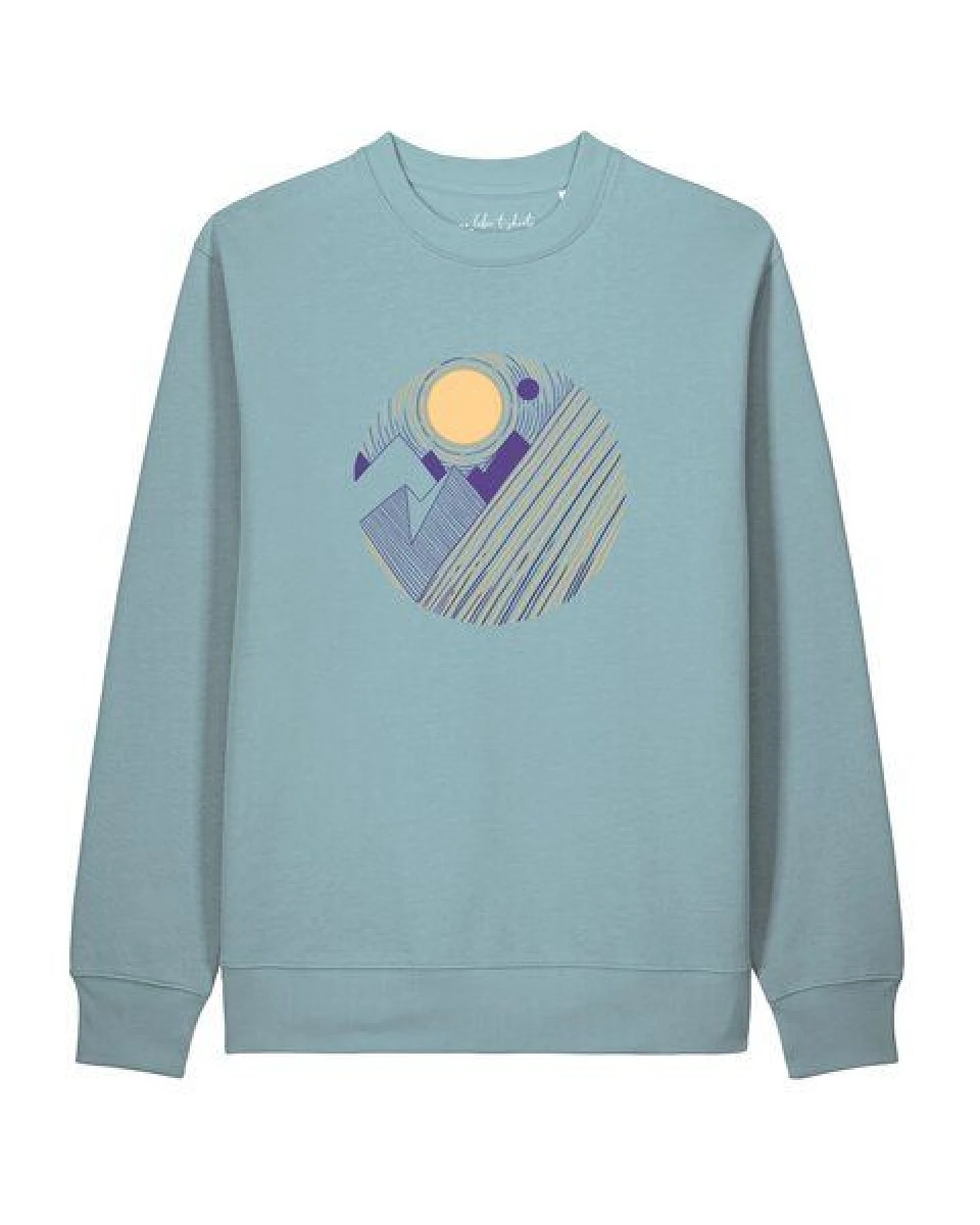 watapparel Sweatshirt Unisex Geometric Landscape 3 – Ansicht 2