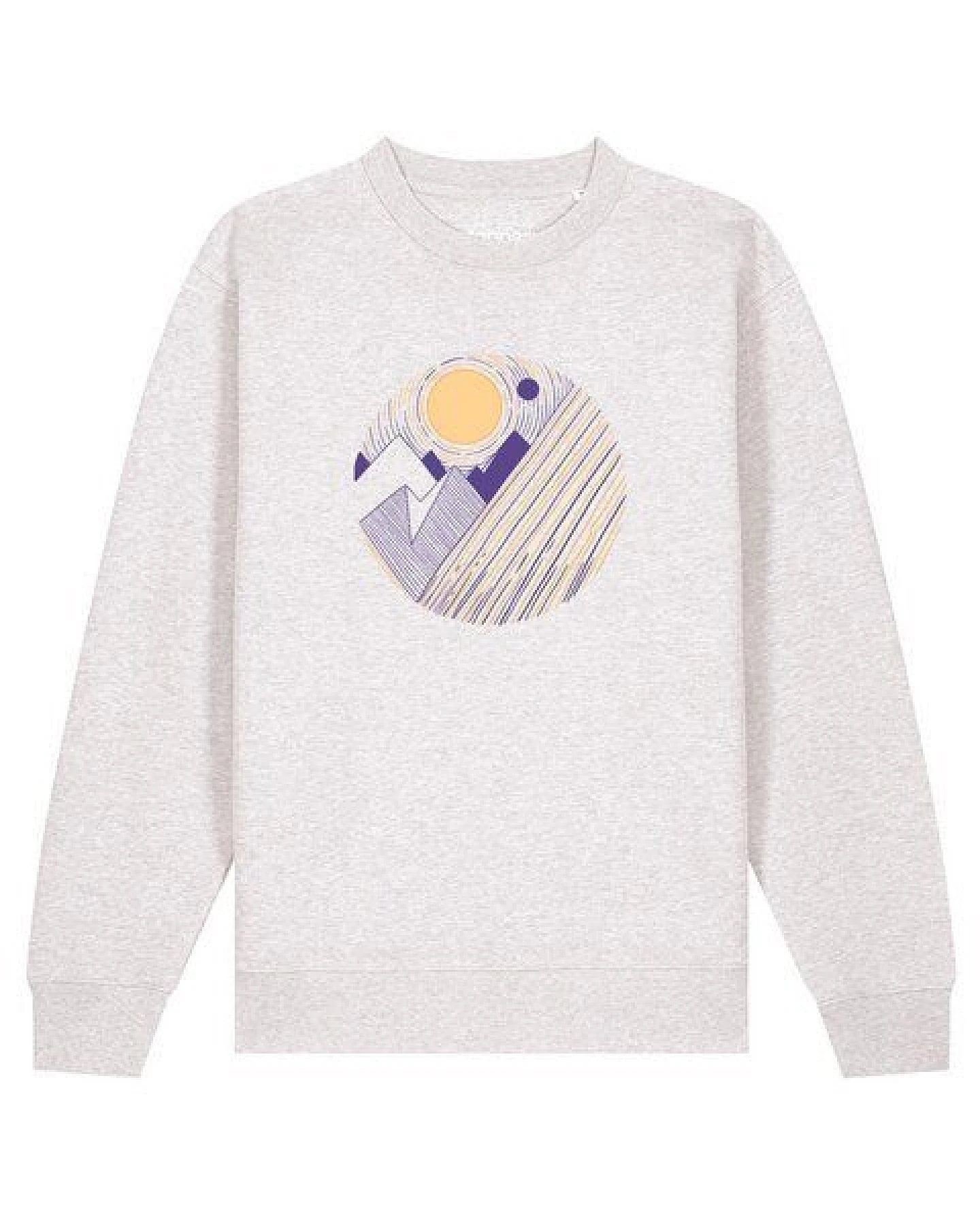 watapparel Sweatshirt Unisex Geometric Landscape 3 – Ansicht 2
