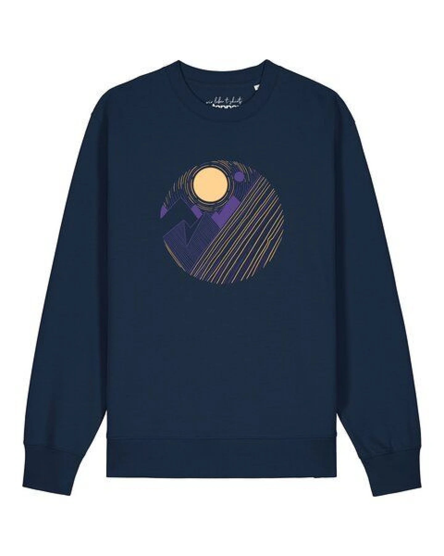 watapparel Sweatshirt Unisex Geometric Landscape 3 – Ansicht 2