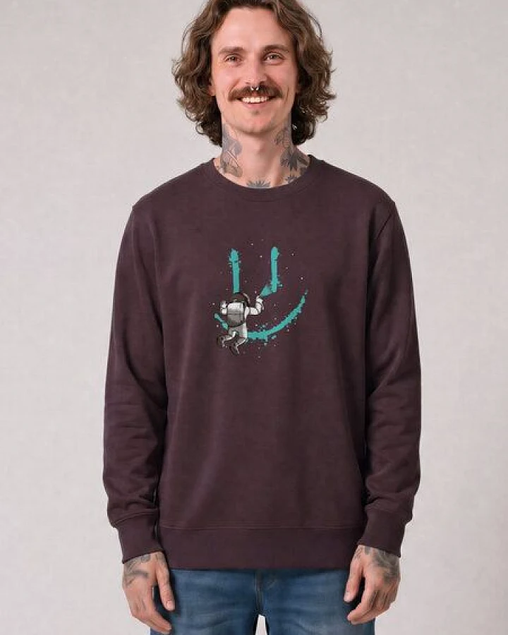 watapparel Sweatshirt Unisex Graffiti Astronaut