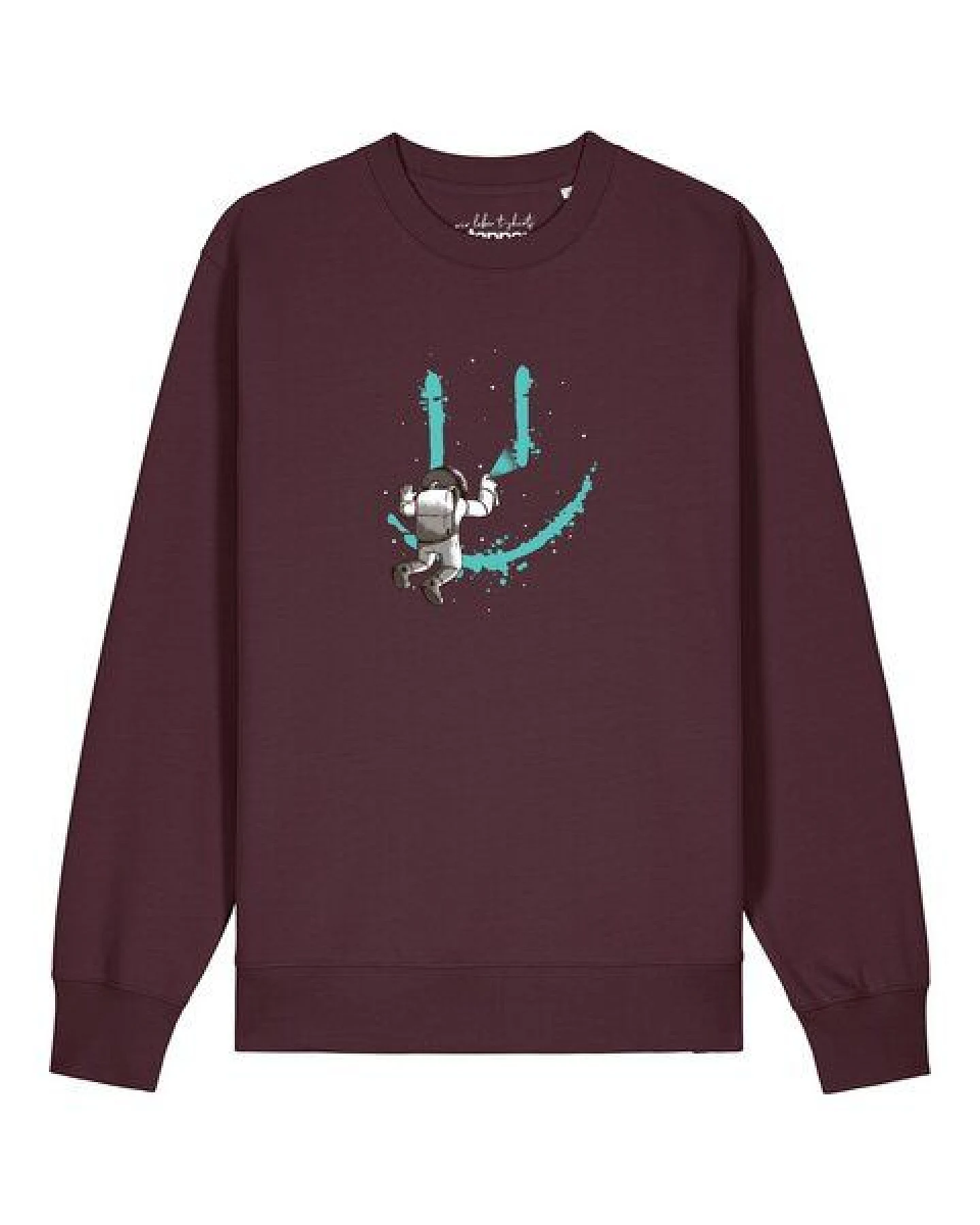 watapparel Sweatshirt Unisex Graffiti Astronaut – Ansicht 2