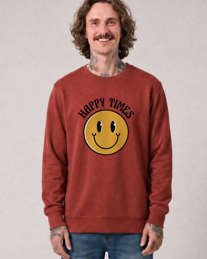 watapparel Sweatshirt Unisex Happy times