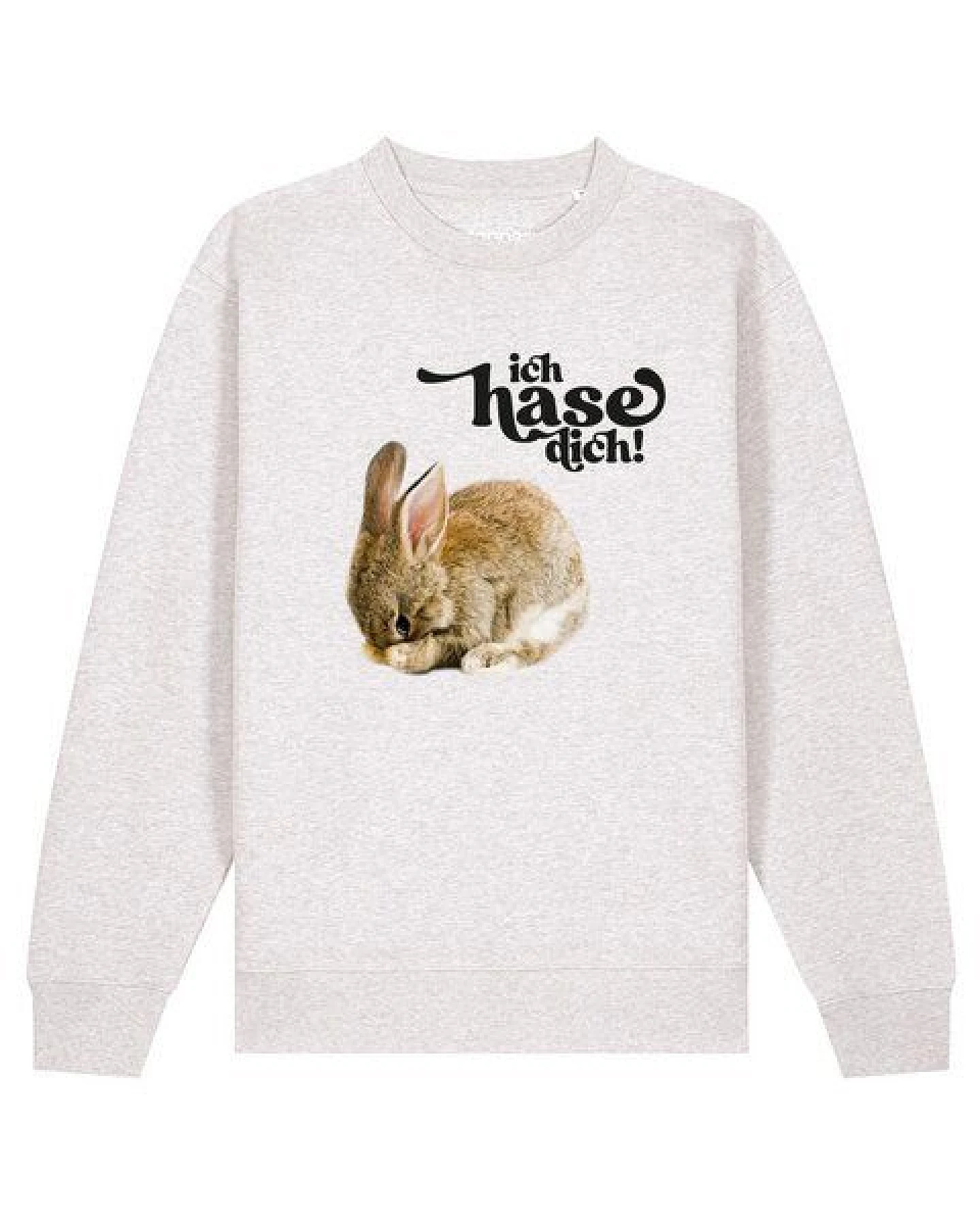 watapparel Sweatshirt Unisex Ich hase dich! – Ansicht 2