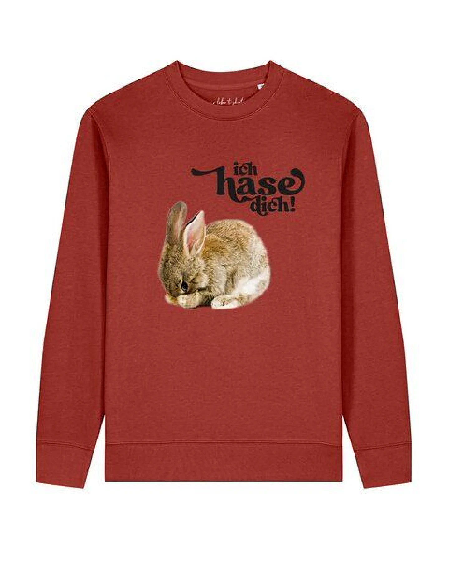 watapparel Sweatshirt Unisex Ich hase dich! – Ansicht 2
