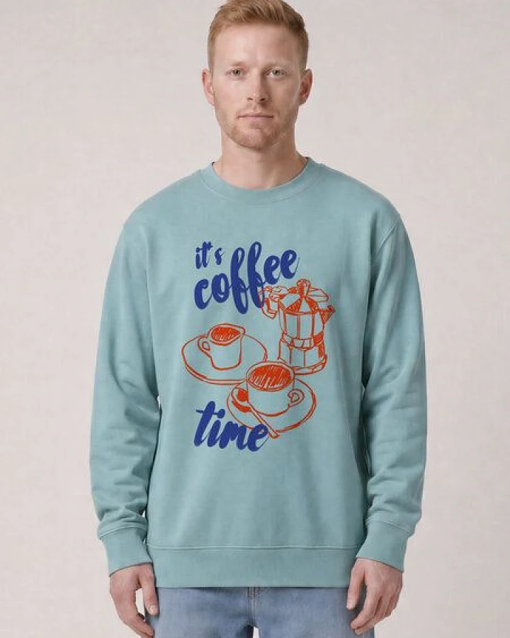 watapparel Sweatshirt Unisex Its coffee time
