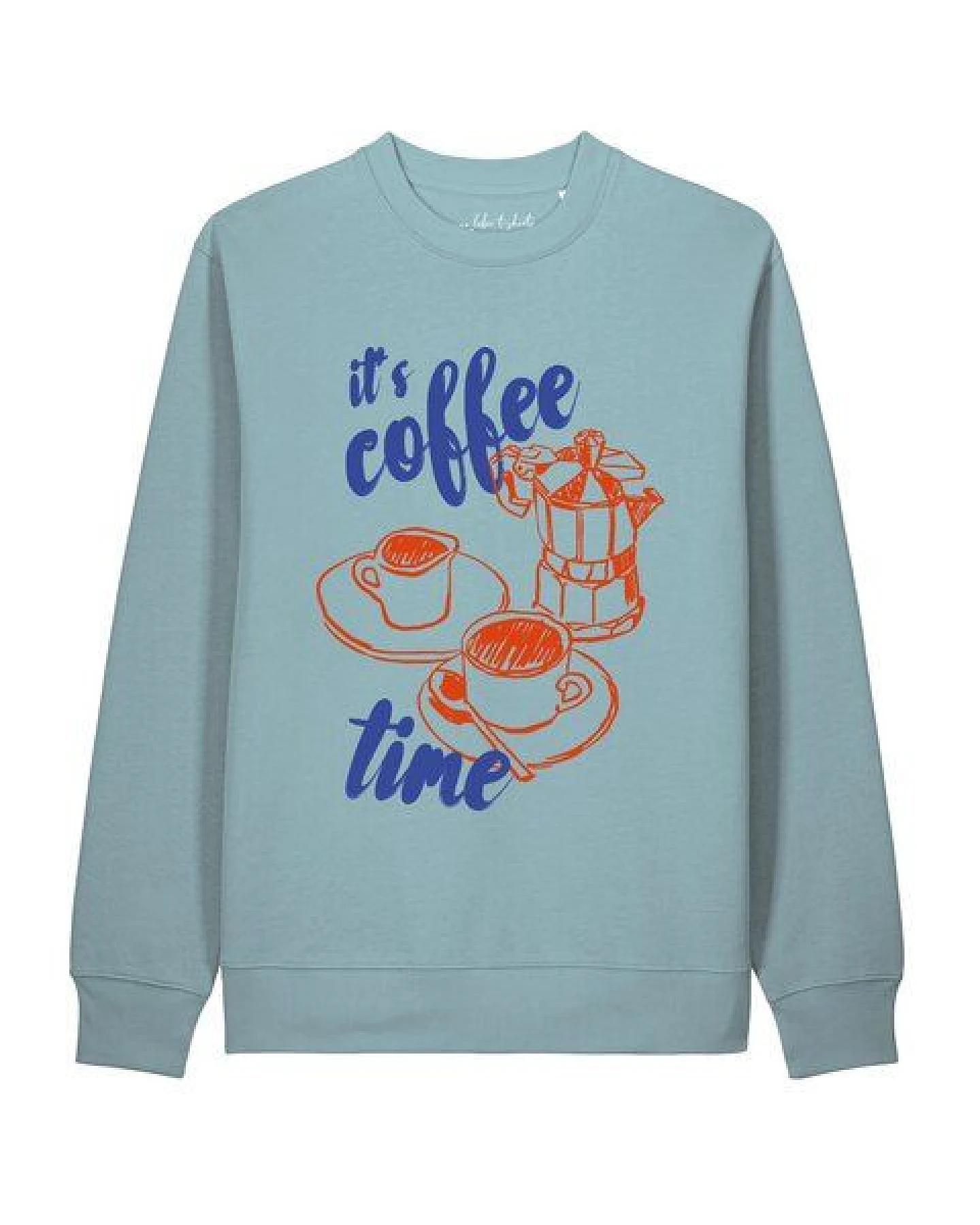 watapparel Sweatshirt Unisex Its coffee time – Ansicht 2