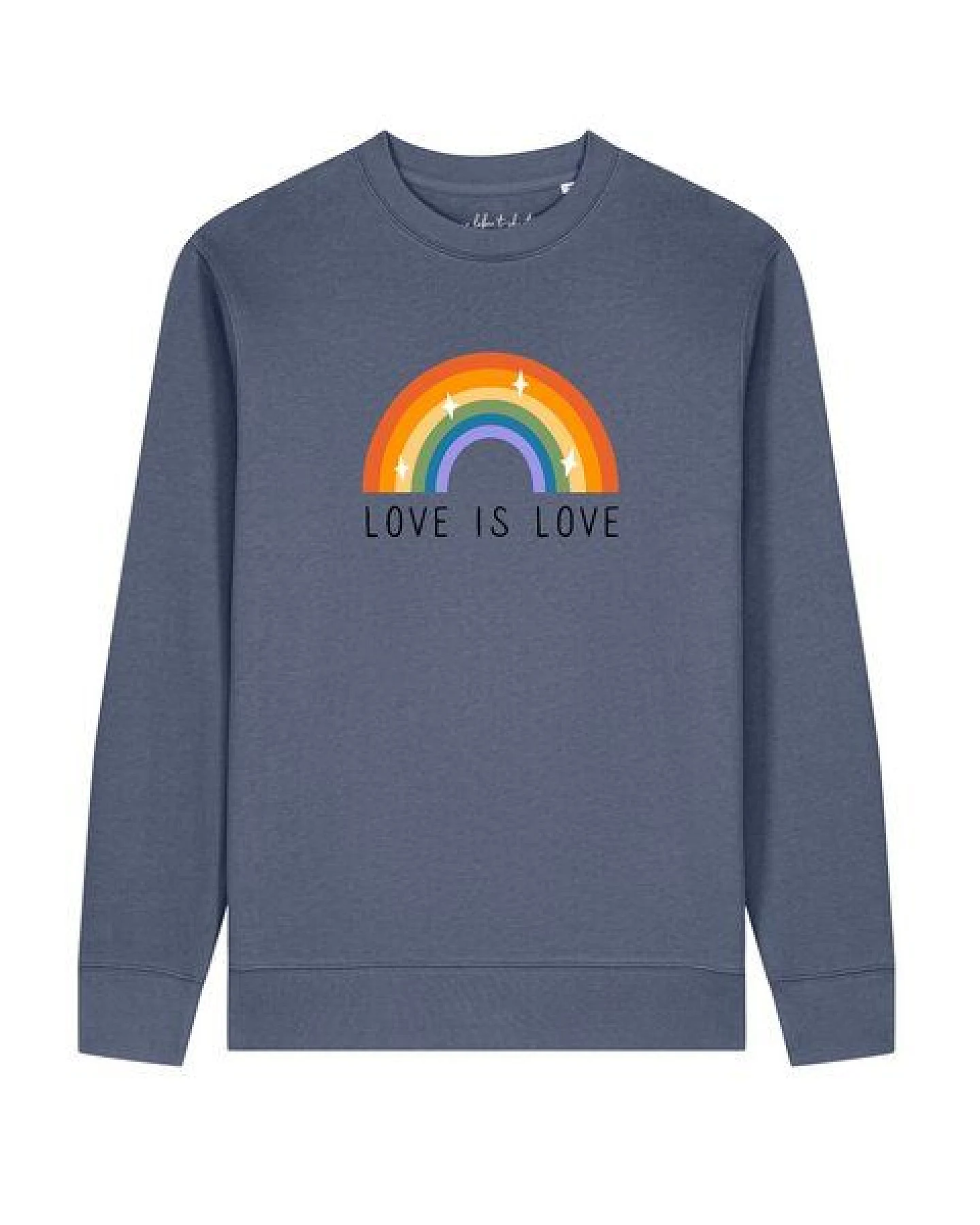 watapparel Sweatshirt Unisex Love is Love – Ansicht 2
