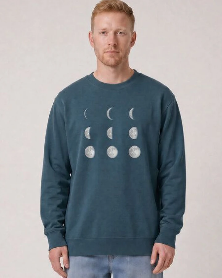 Produktseite: watapparel Sweatshirt Unisex Moonphases