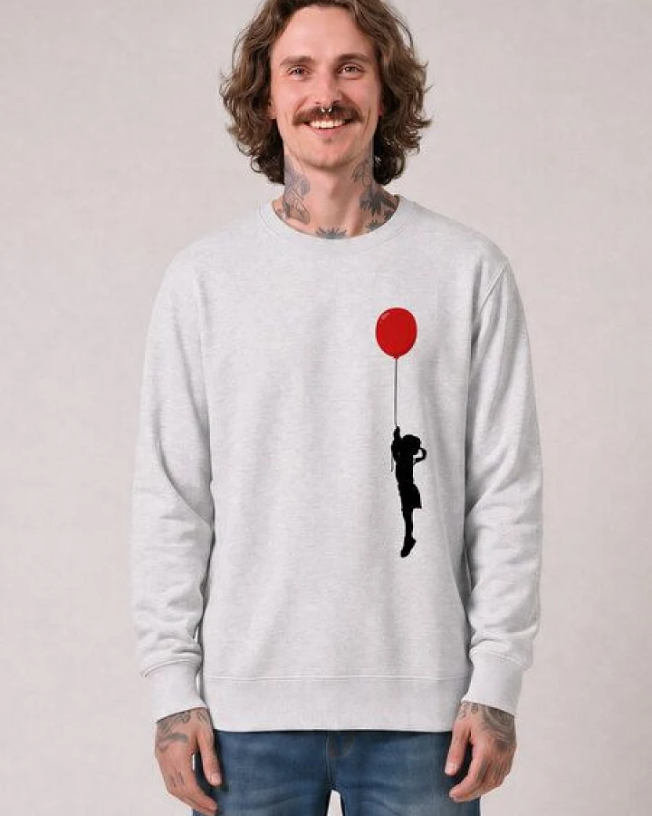watapparel Sweatshirt Unisex Mädchen mit Luftballon