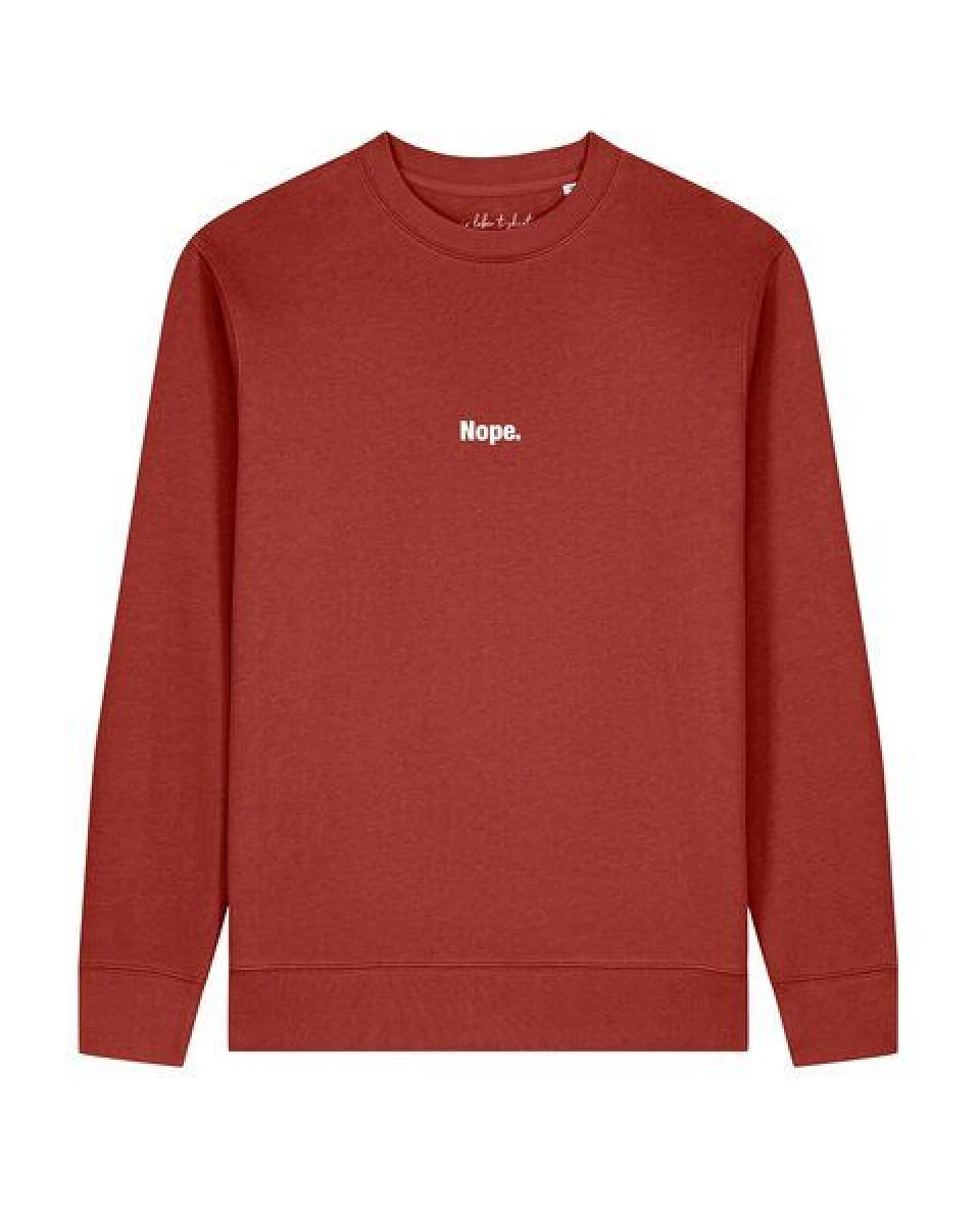 watapparel Sweatshirt Unisex Nope – Ansicht 2