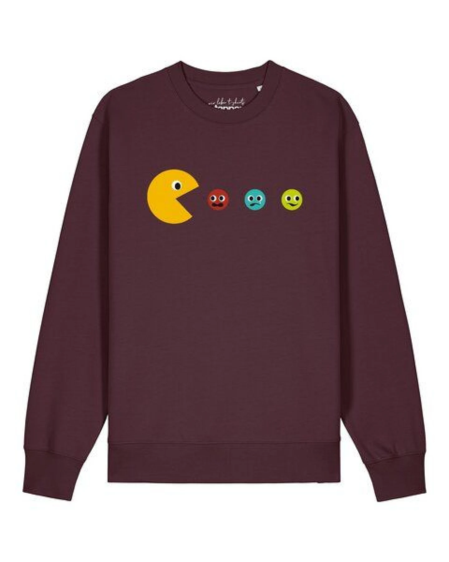watapparel Sweatshirt Unisex Pacmännchen – Ansicht 2
