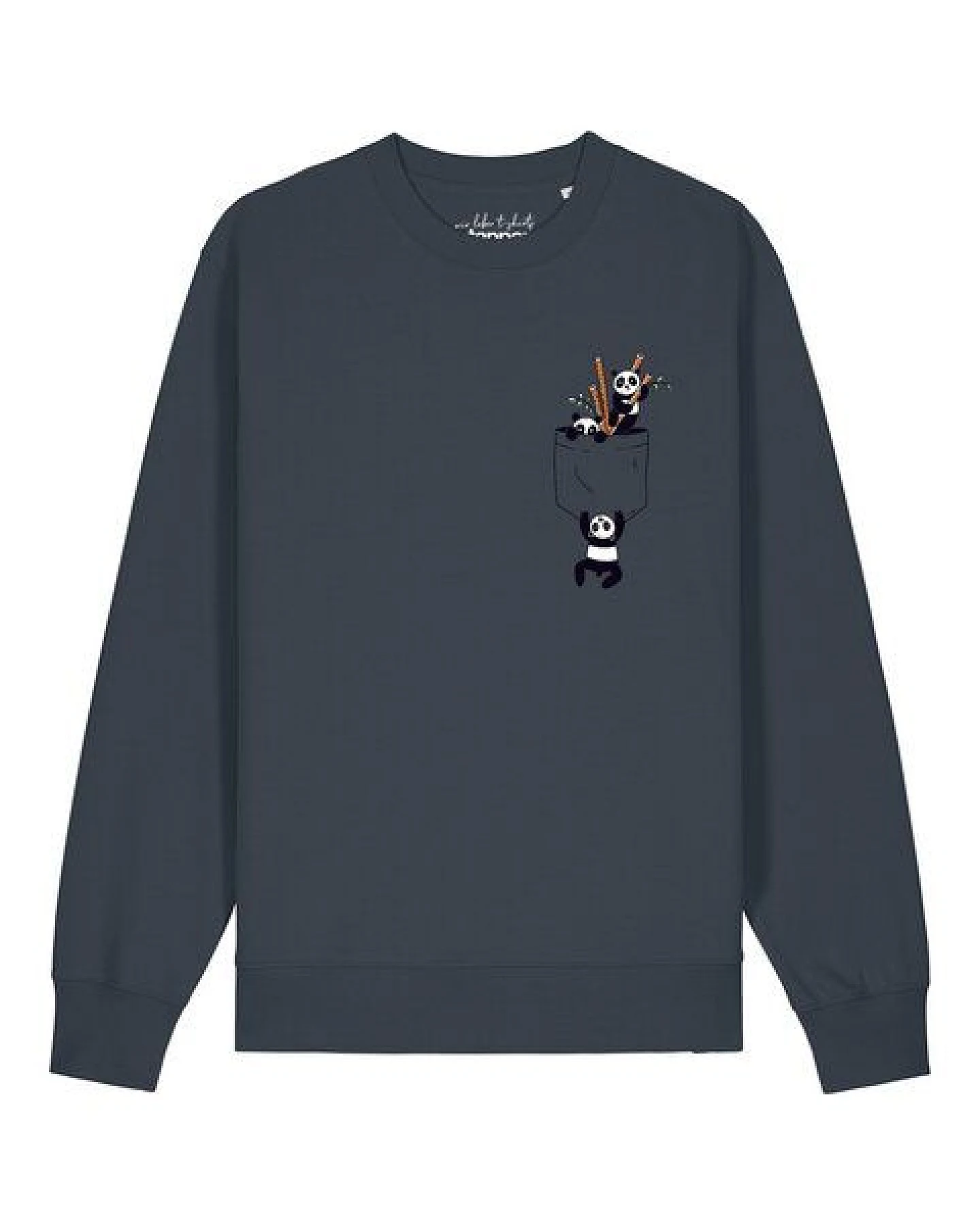 watapparel Sweatshirt Unisex Pocket Pandas – Ansicht 2