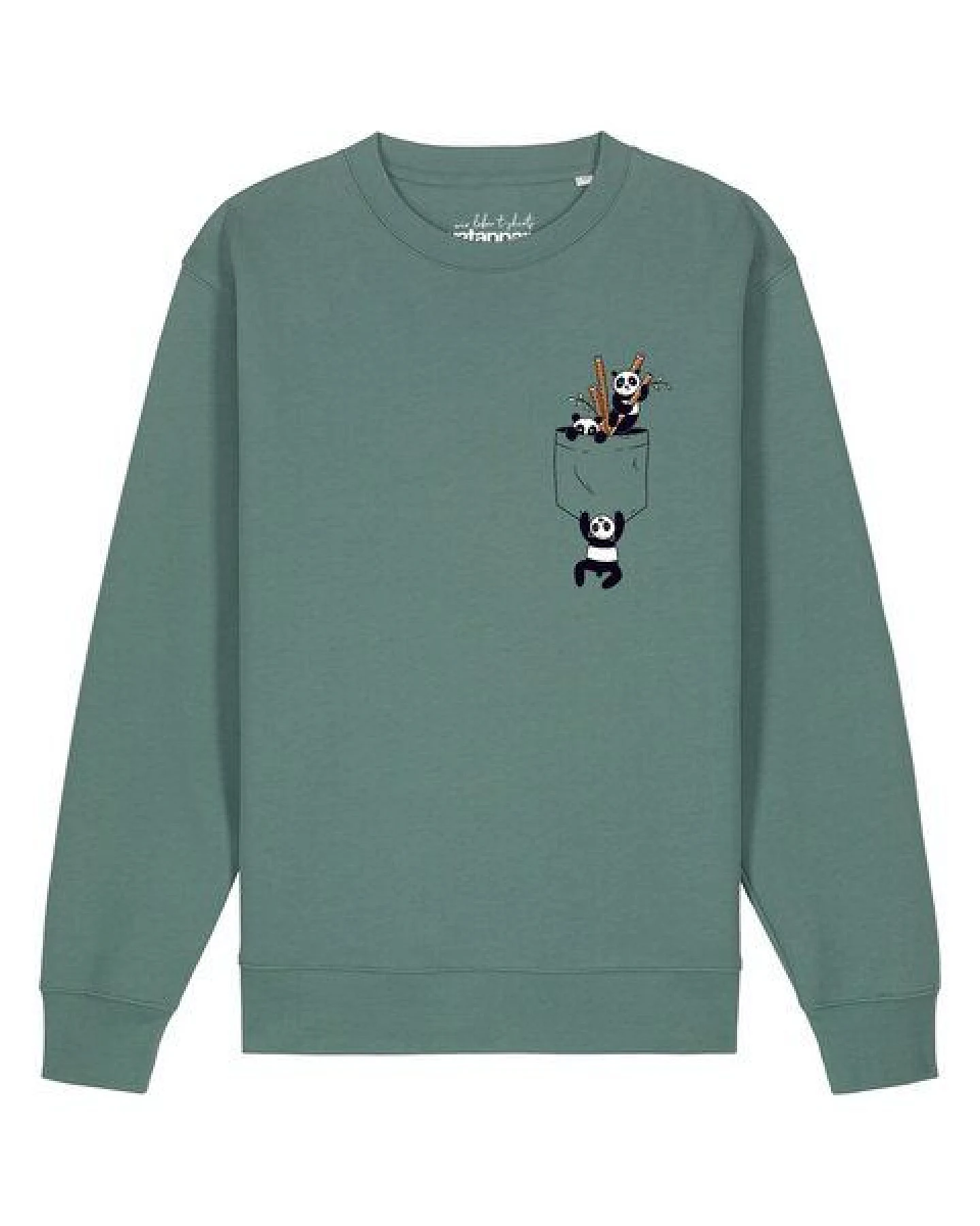 watapparel Sweatshirt Unisex Pocket Pandas – Ansicht 2