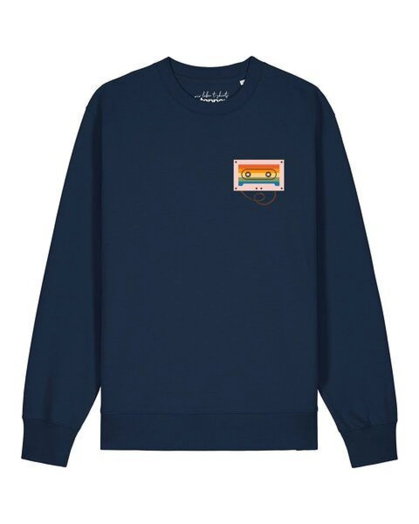 watapparel Sweatshirt Unisex Rainbow Cassette – Ansicht 2