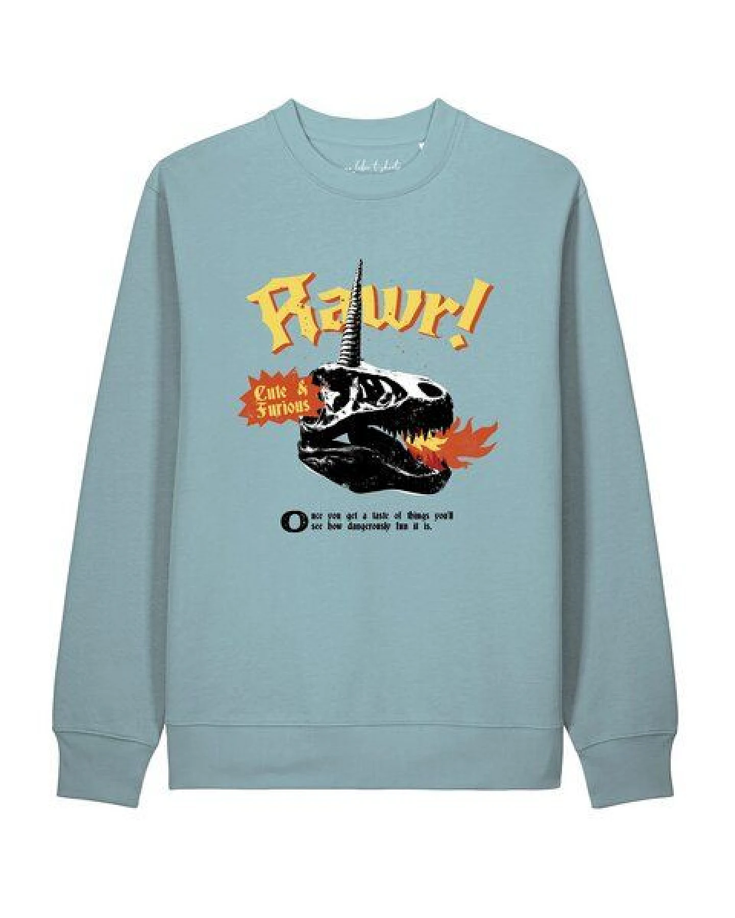 watapparel Sweatshirt Unisex Rawr – Ansicht 2