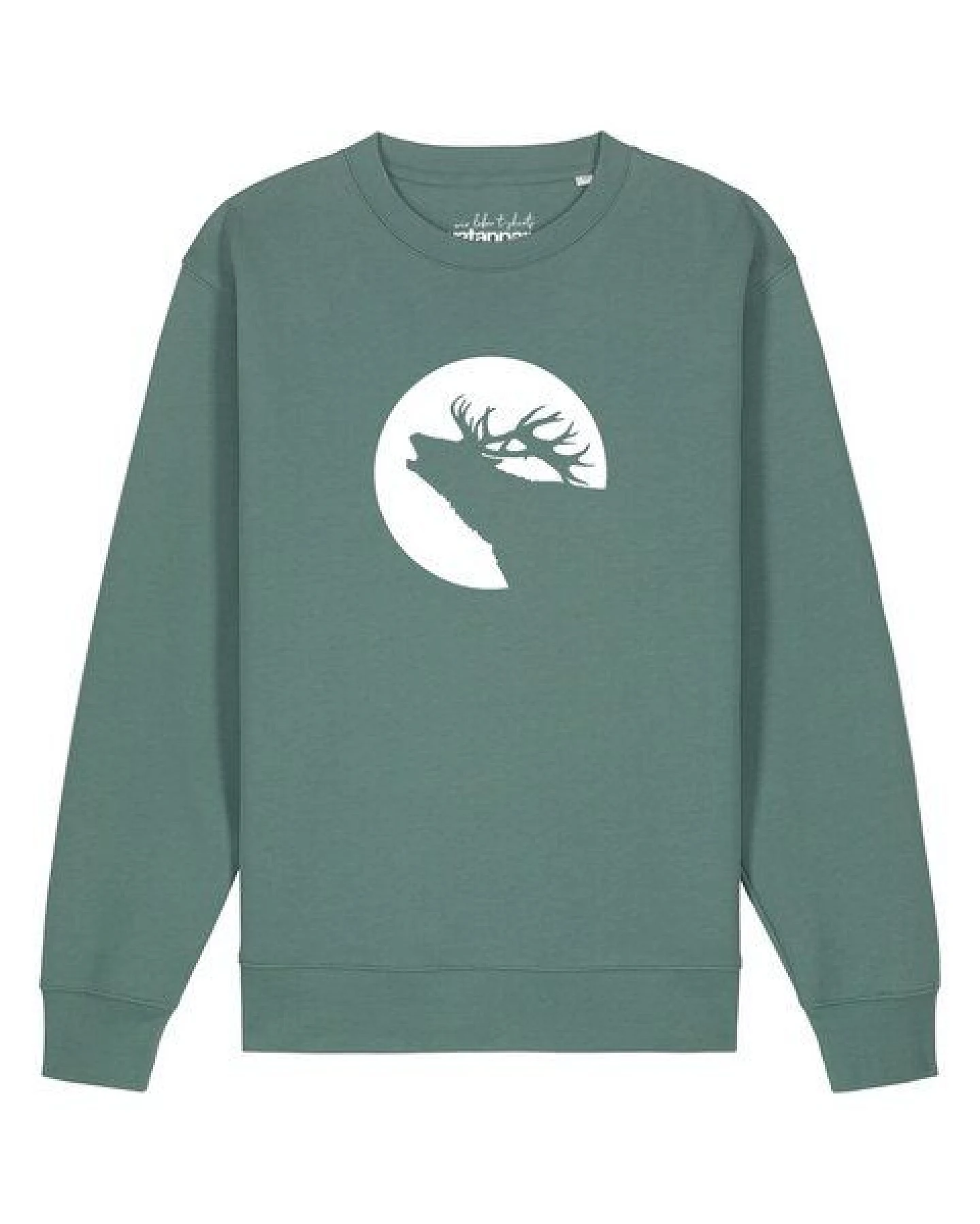 watapparel Sweatshirt Unisex Röhrender Hirsch – Ansicht 2