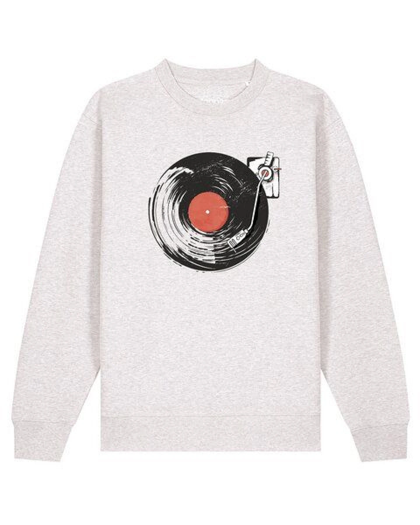 watapparel Sweatshirt Unisex Schallplatte – Ansicht 2