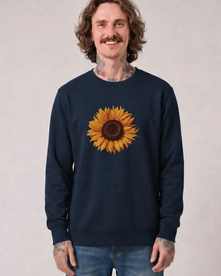 Produktseite: watapparel Sweatshirt Unisex Sonnenblume