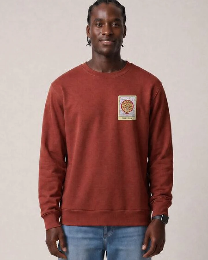 watapparel Sweatshirt Unisex Tarot The Pizza