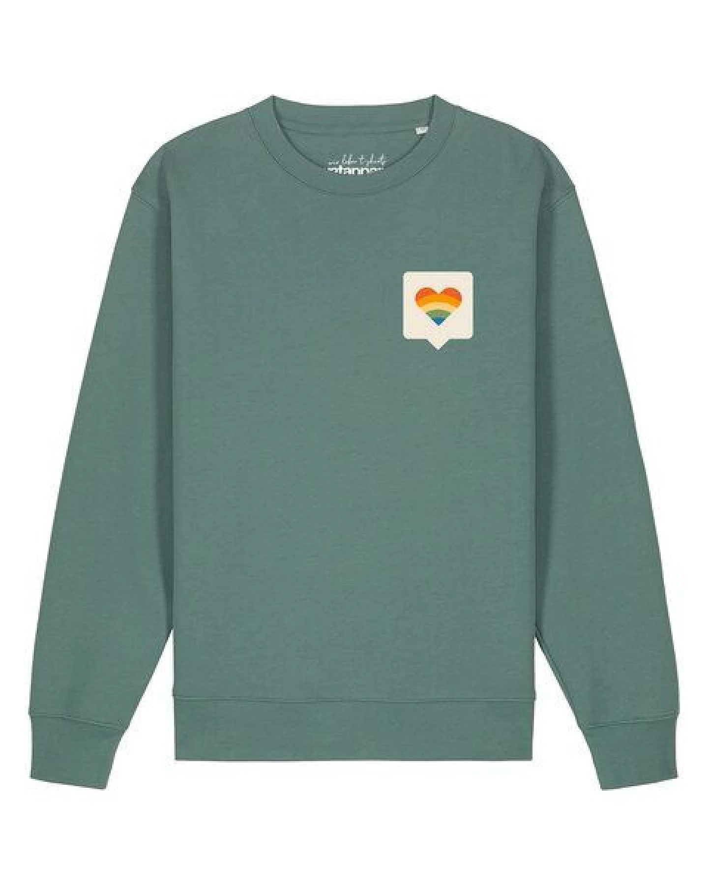 watapparel Sweatshirt Unisex Von Herzen – Ansicht 2
