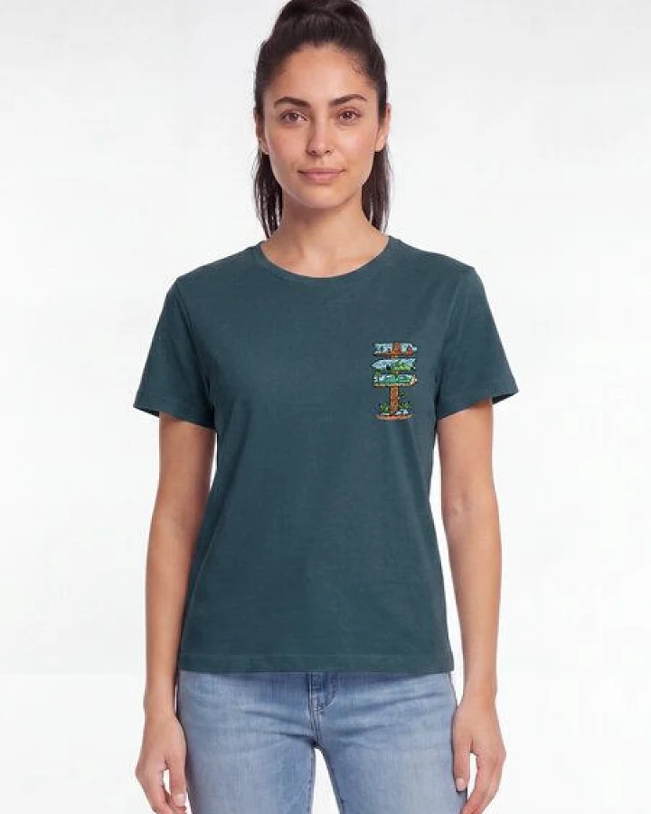 Produktseite: watapparel T-Shirt Frauen Adventure is everywhere