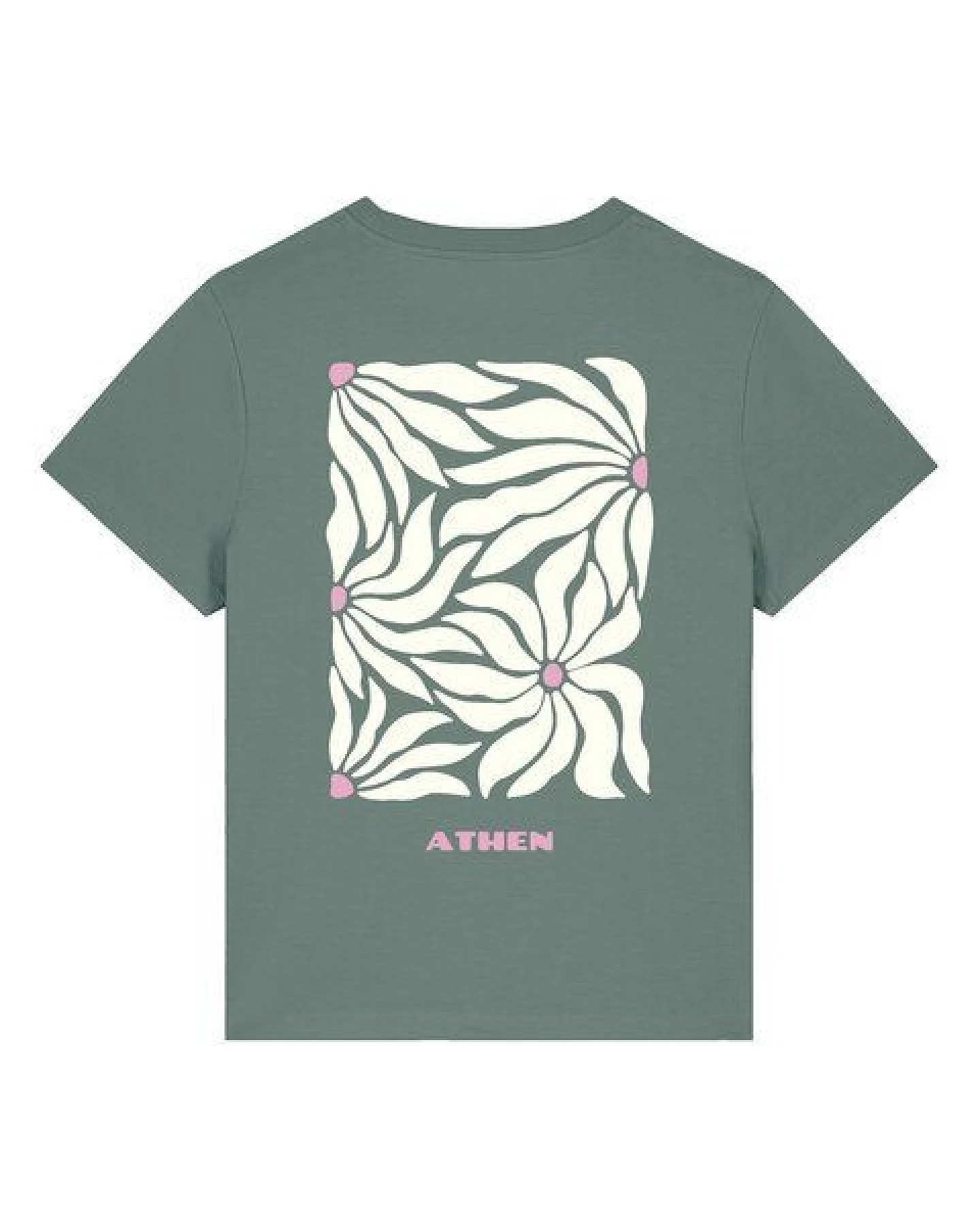 watapparel T-Shirt Frauen Athen Flora – Ansicht 4