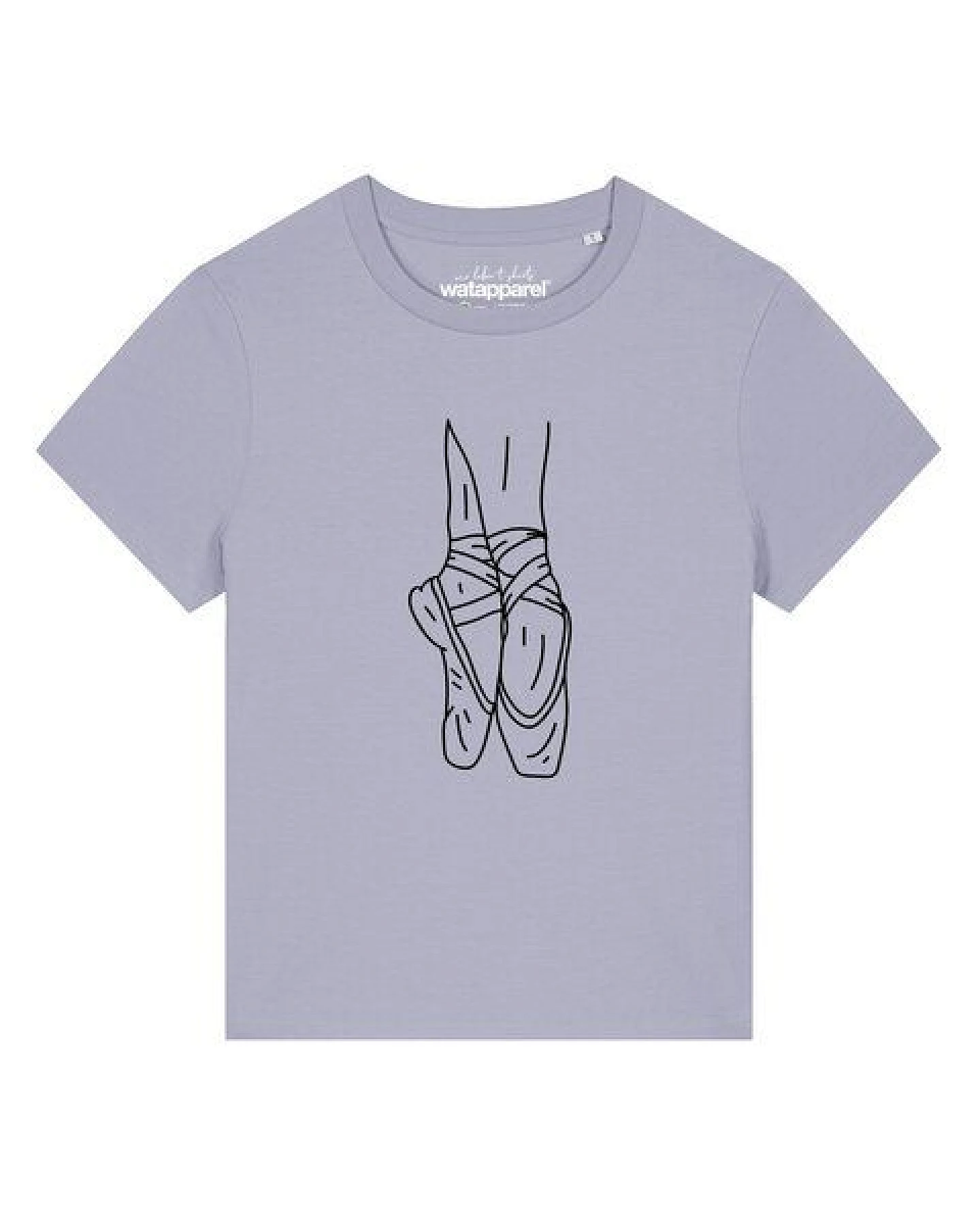watapparel T-Shirt Frauen Ballett Spitze – Ansicht 2