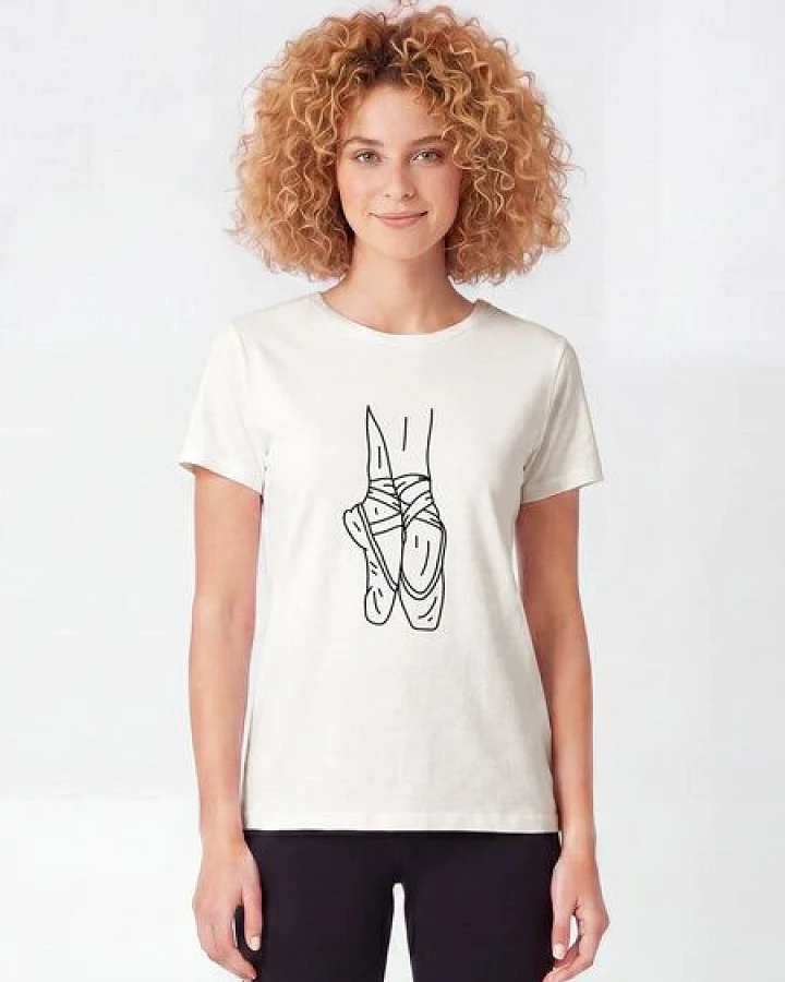 Produktseite: watapparel T-Shirt Frauen Ballett Spitze