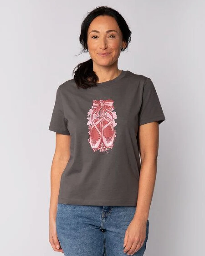 watapparel T-Shirt Frauen Ballettschuhe