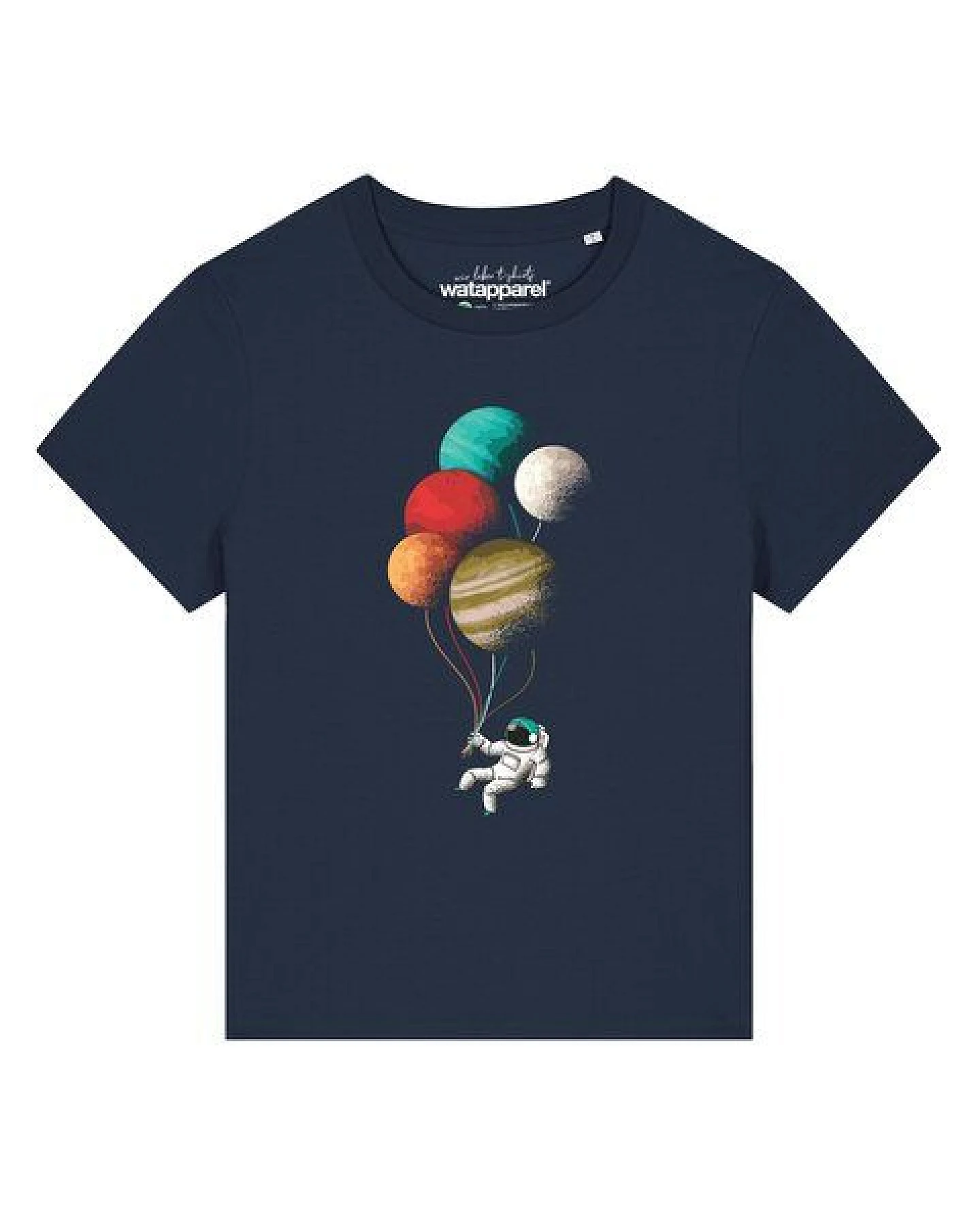 watapparel T-Shirt Frauen Balloon Spaceman – Ansicht 2