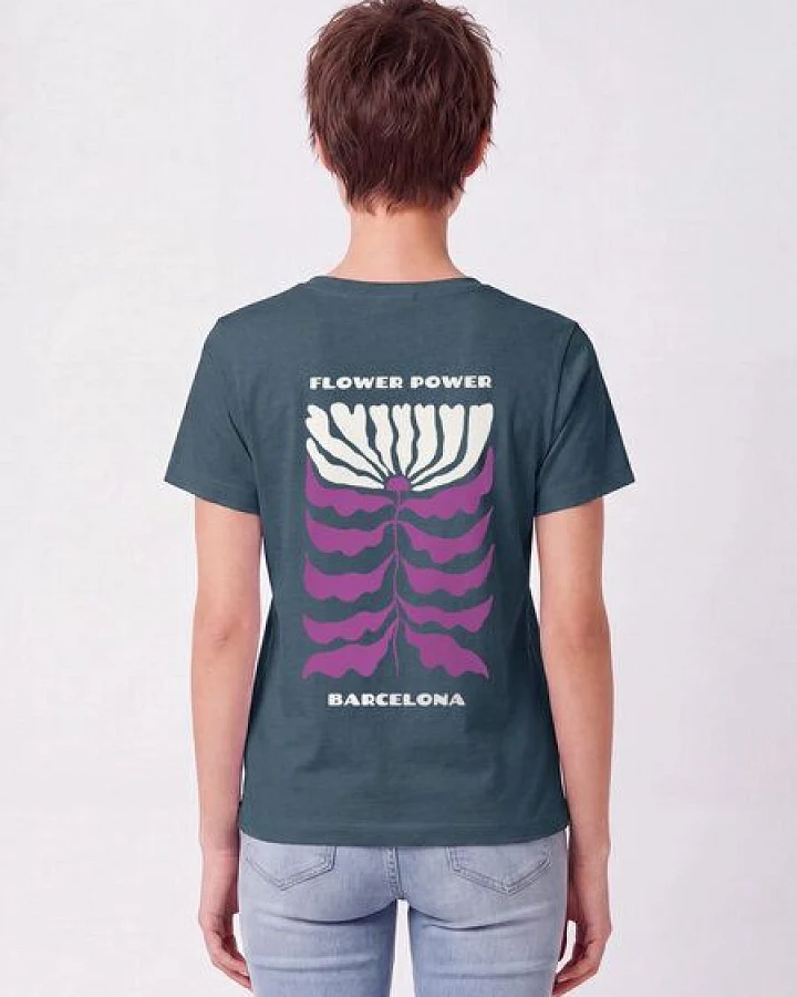 Produktseite: watapparel T-Shirt Frauen Barcelona Flora