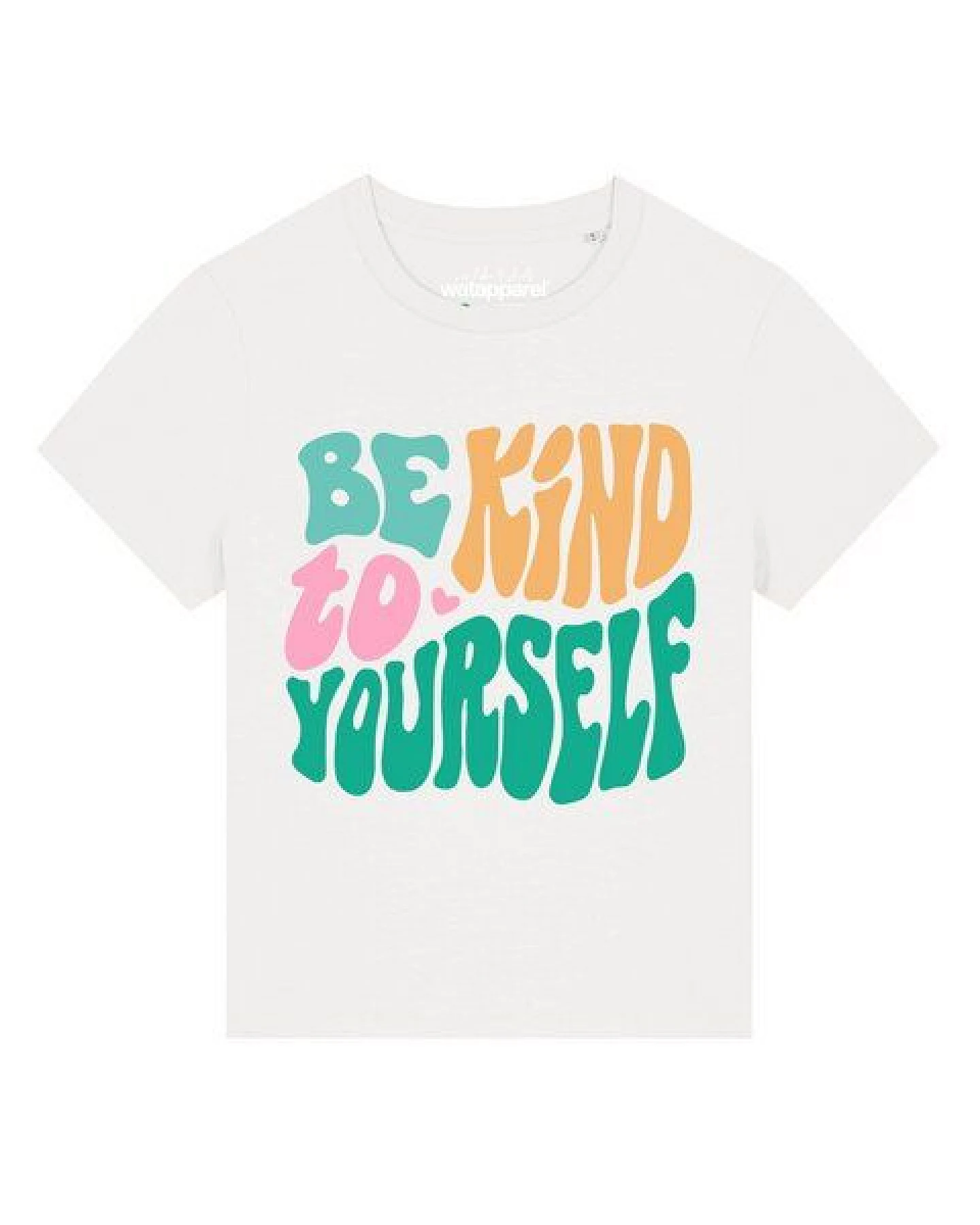 watapparel T-Shirt Frauen Be kind to yourself – Ansicht 2