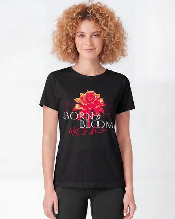 watapparel T-Shirt Frauen Born to bloom