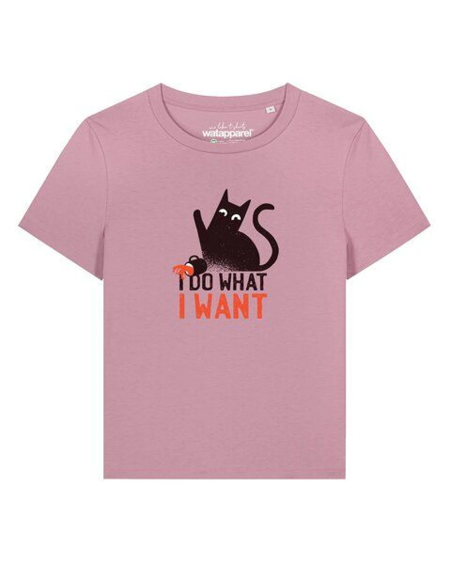 watapparel T-Shirt Frauen Cat – Ansicht 2