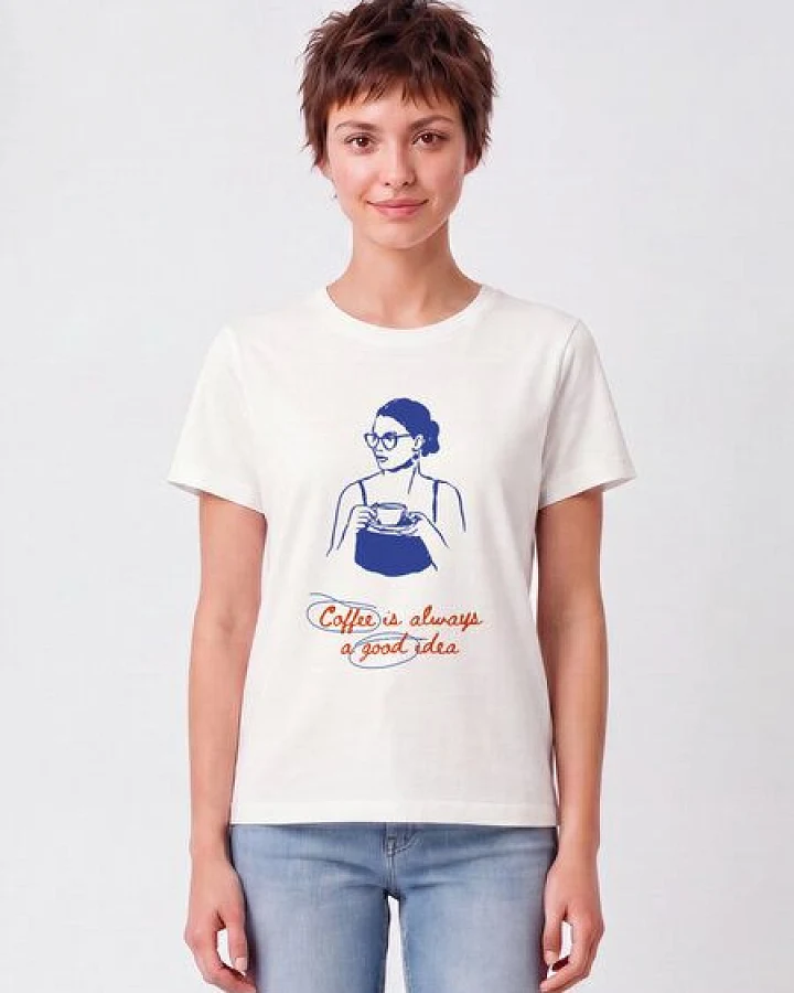 watapparel T-Shirt Frauen Coffee is a good idea