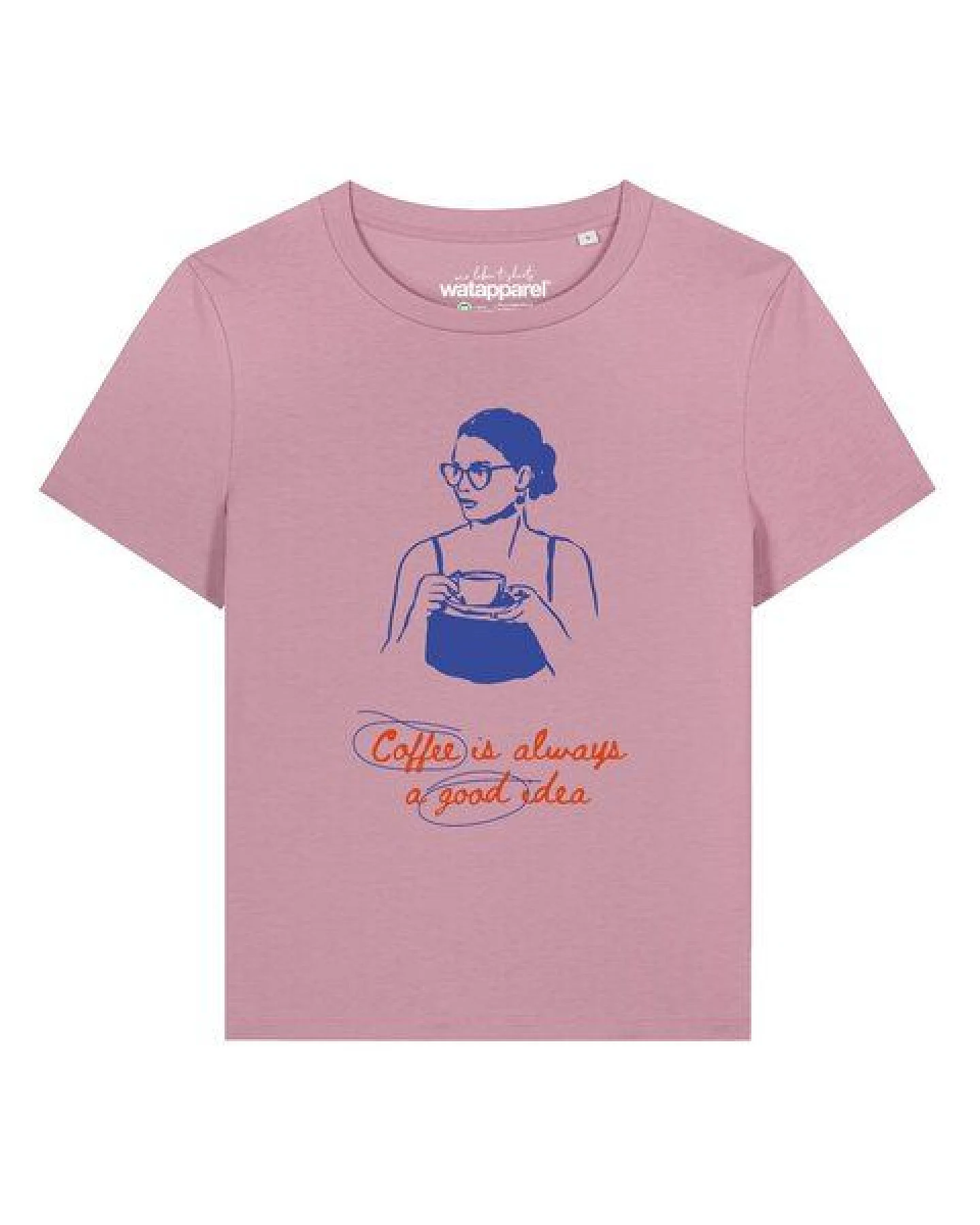 watapparel T-Shirt Frauen Coffee is a good idea – Ansicht 2