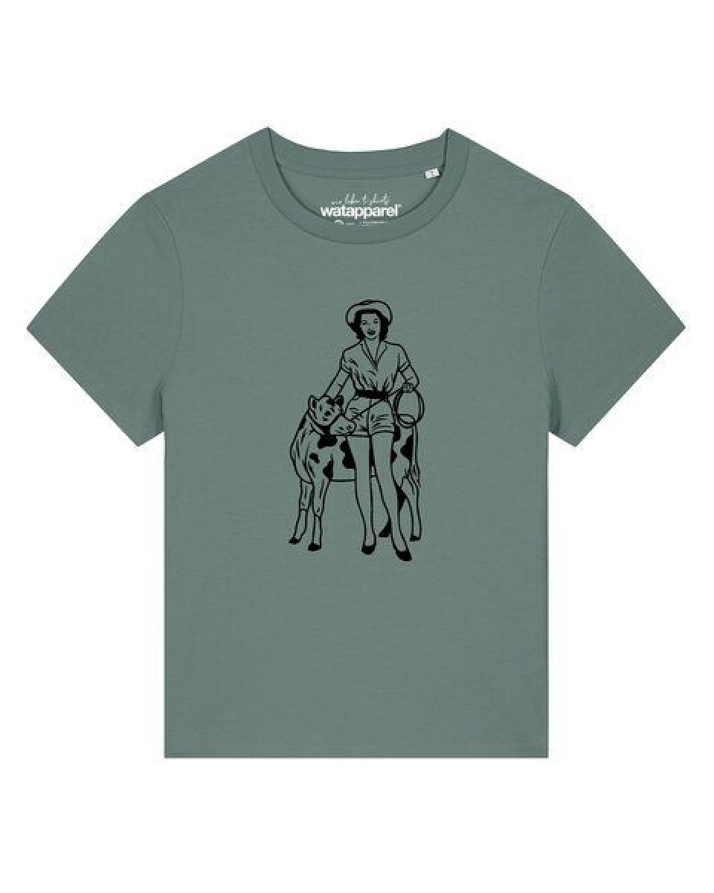 watapparel T-Shirt Frauen Cowgirl – Ansicht 2