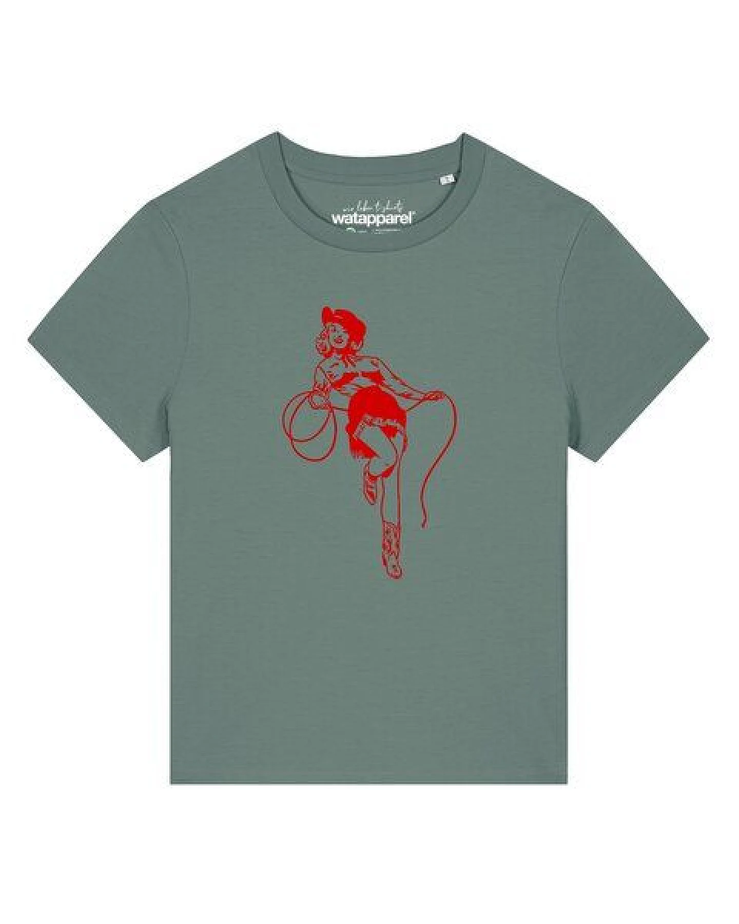 watapparel T-Shirt Frauen Cowgirl – Ansicht 2