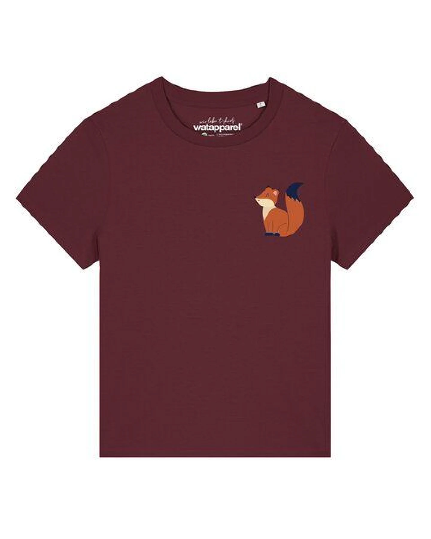 watapparel T-Shirt Frauen Cute Fox – Ansicht 2
