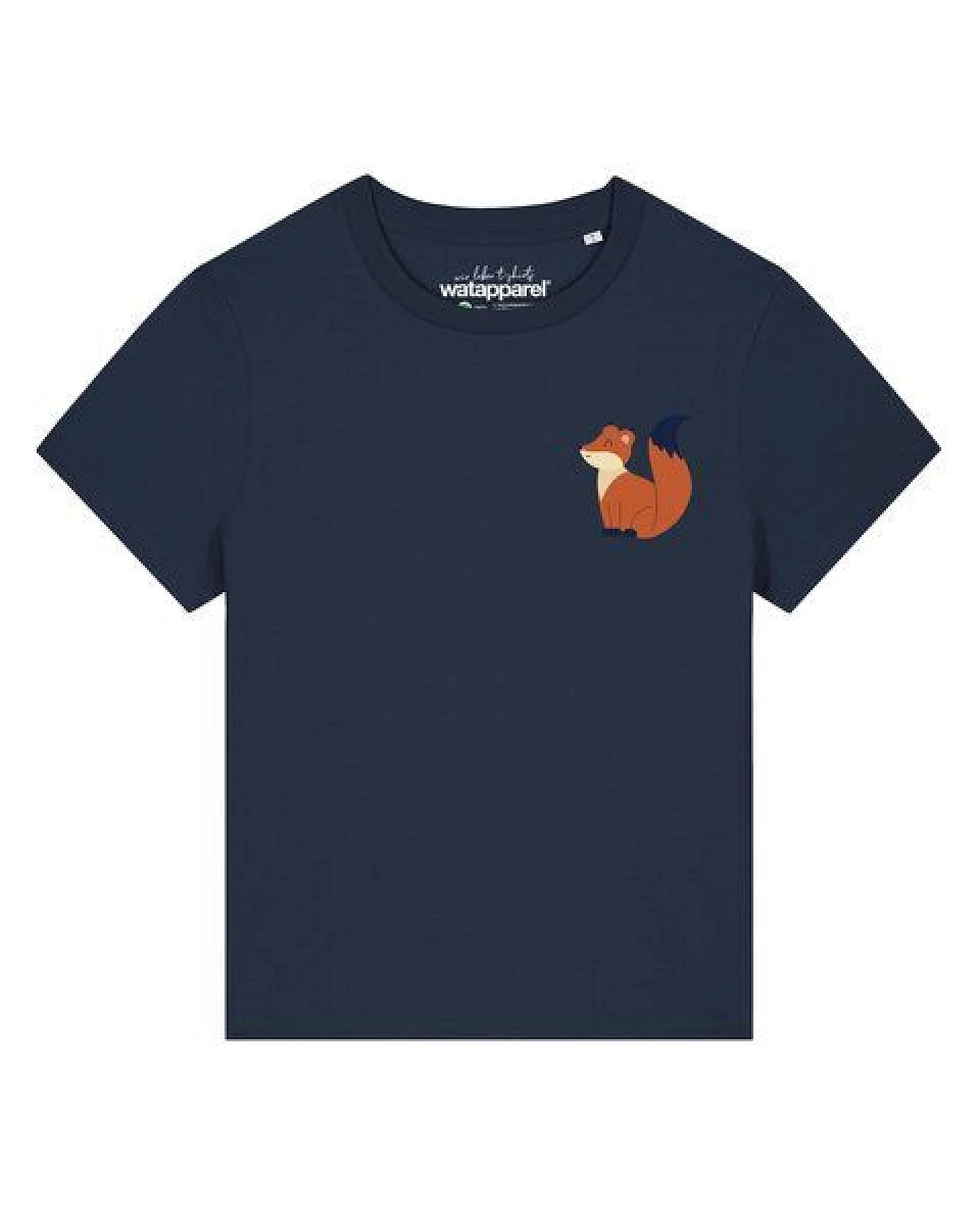 watapparel T-Shirt Frauen Cute Fox – Ansicht 2